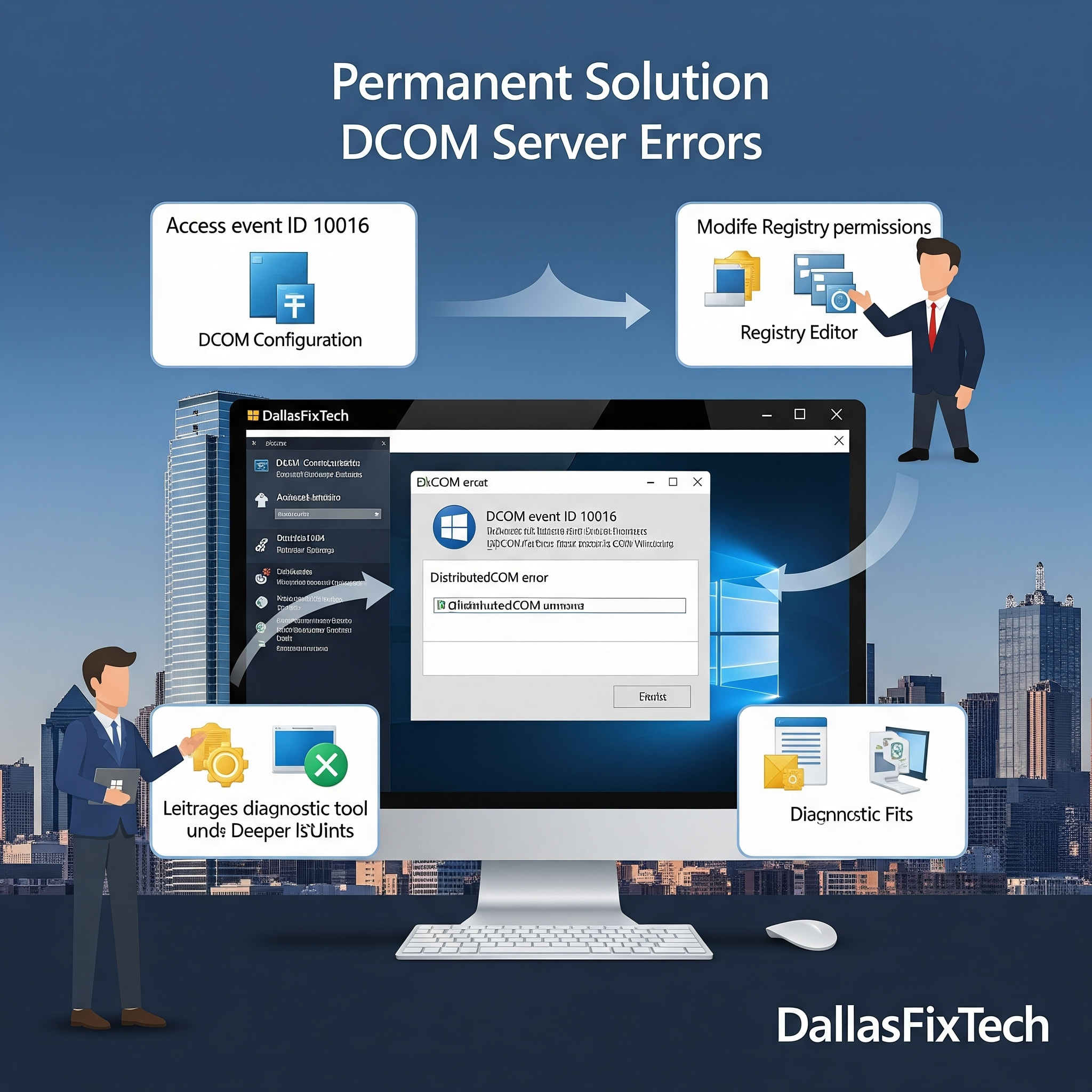 Fix DCOM Server Errors in Windows Permanently: DallasFixTech’s Guide for Dallas Users