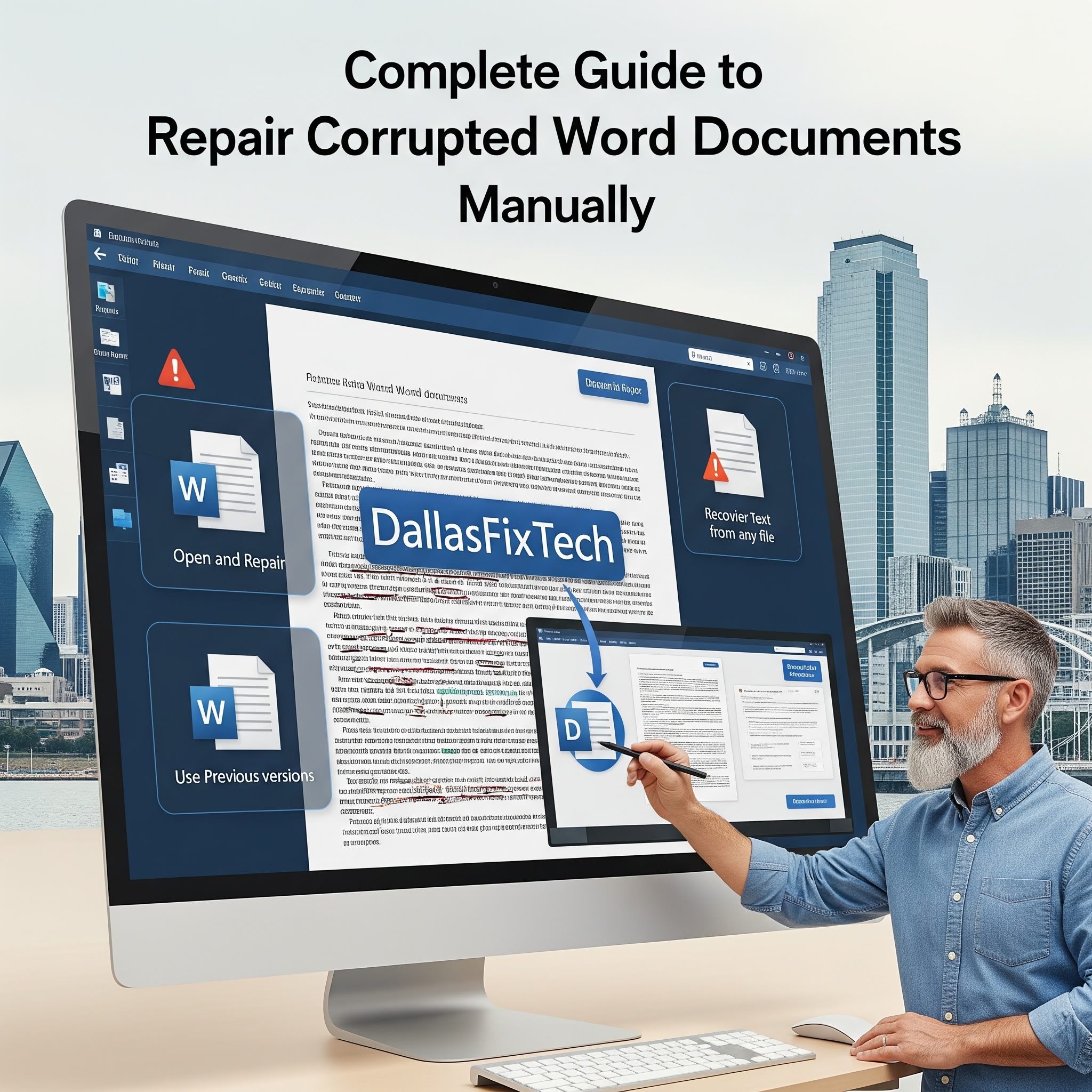 A Complete Guide to Repairing Corrupted Word Documents Manually in Dallas: DallasFixTech