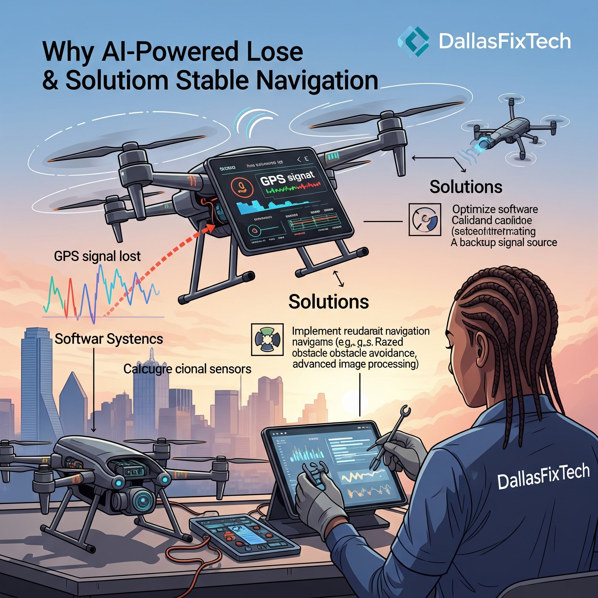 Why AI-Powered Drones Lose GPS Signal: DallasFixTech’s Solutions for Stable Navigation in Dallas, TX