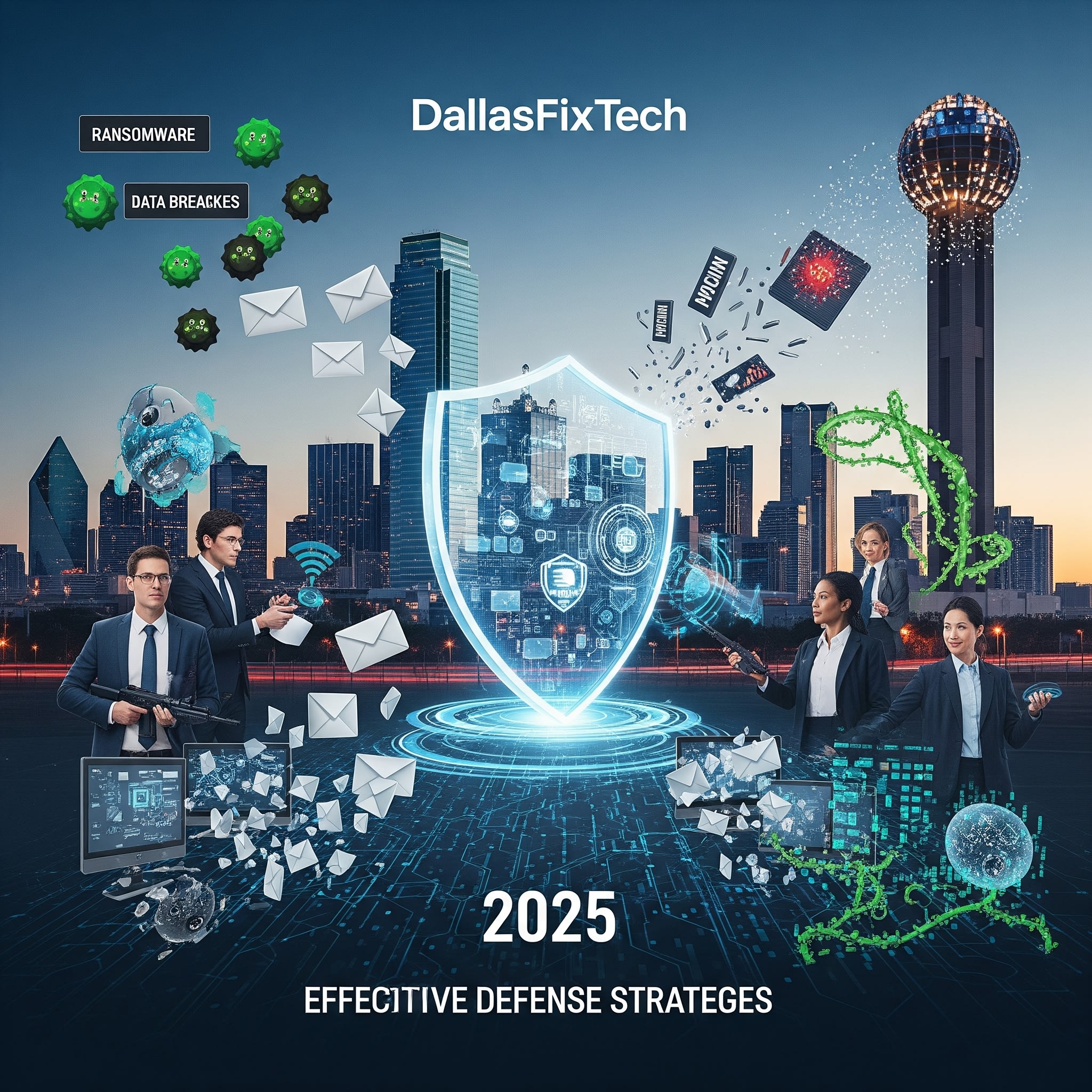 Top Cybersecurity Threats in 2025 & How DallasFixTech Helps You Avoid Them – An Essential Report for Arlington