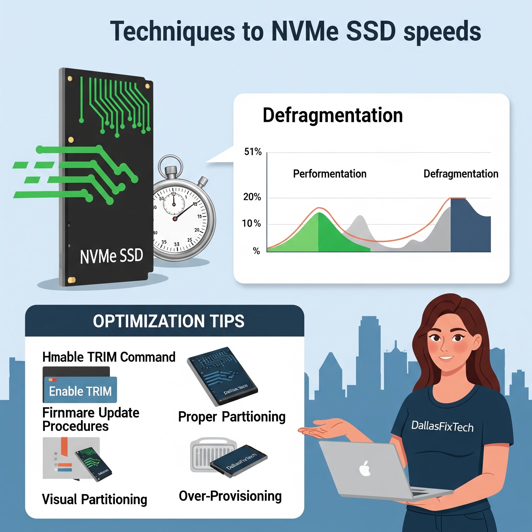 Speed Up NVMe SSDs: Defragmentation Myths Debunked & DallasFixTech’s Optimization Tips in Dallas, TX