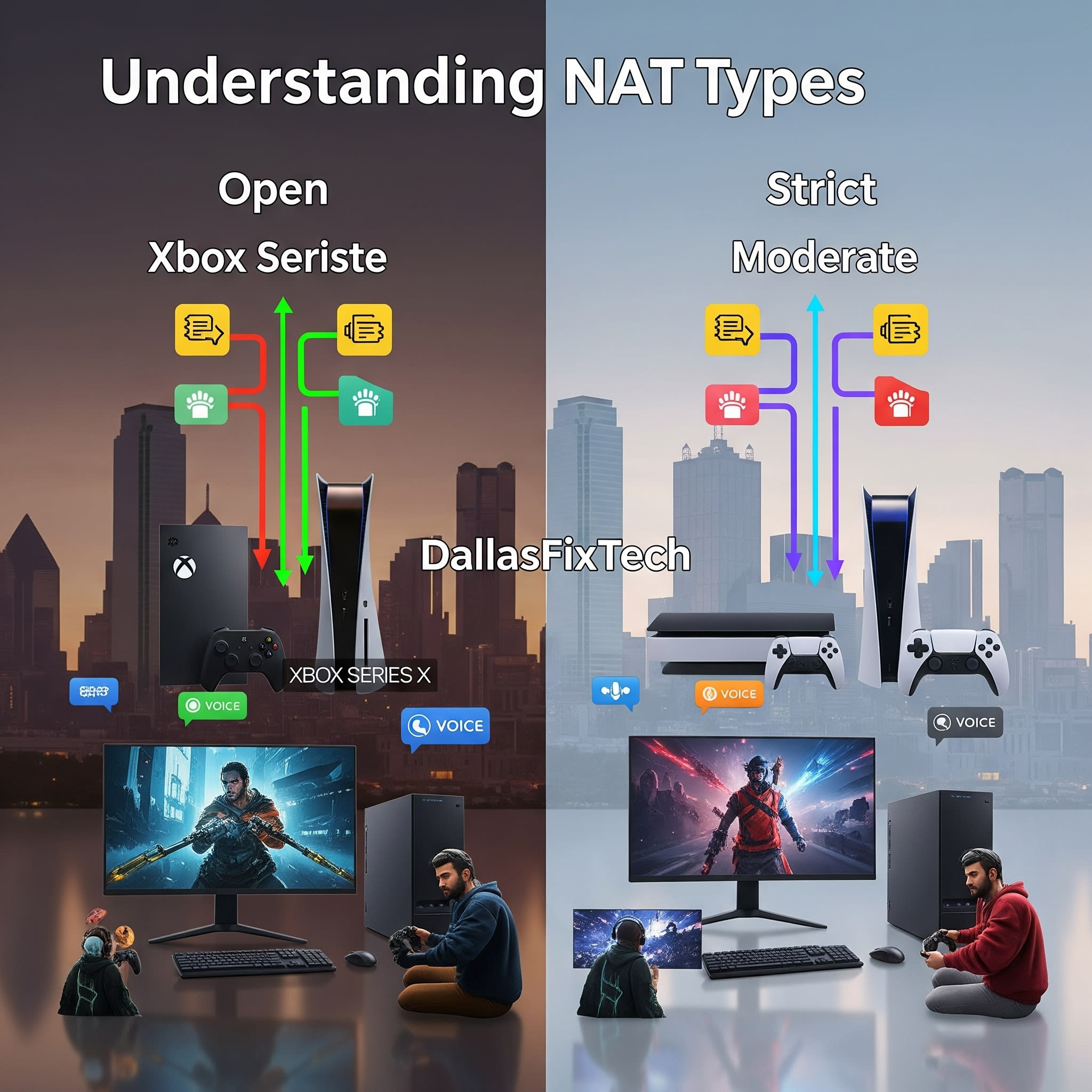 Understanding NAT Types for Gaming: DallasFixTech's Ultimate Gamer's Guide