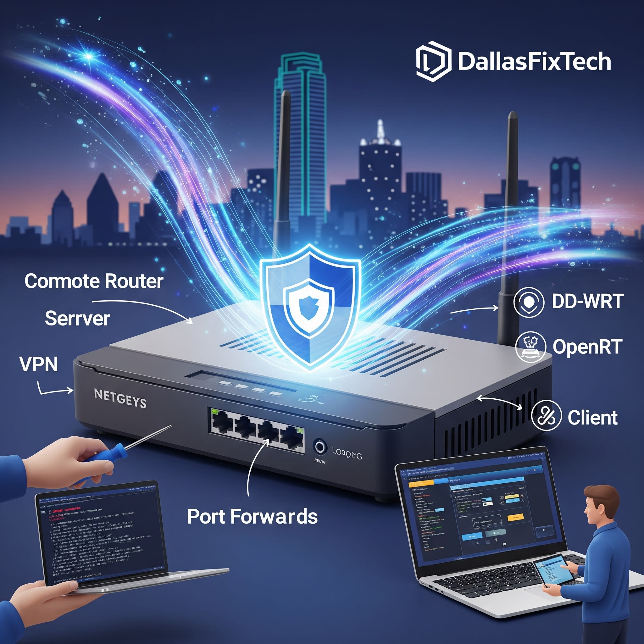 Turn an Old Router Into a VPN Server: DallasFixTech’s Step-by-Step Guide for Dallas, TX Users