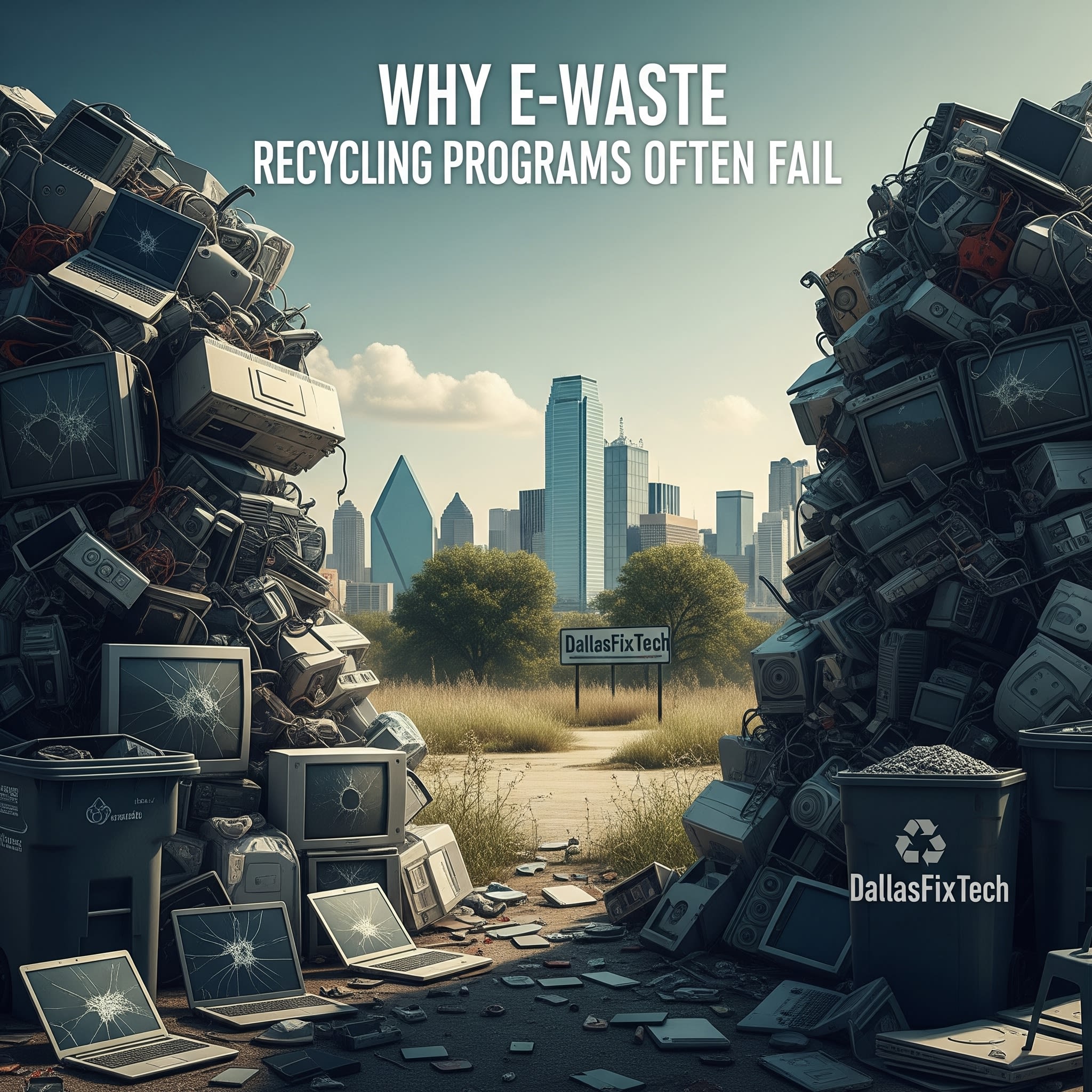 Why E-Waste Recycling Programs Often Fail – DallasFixTech’s Take