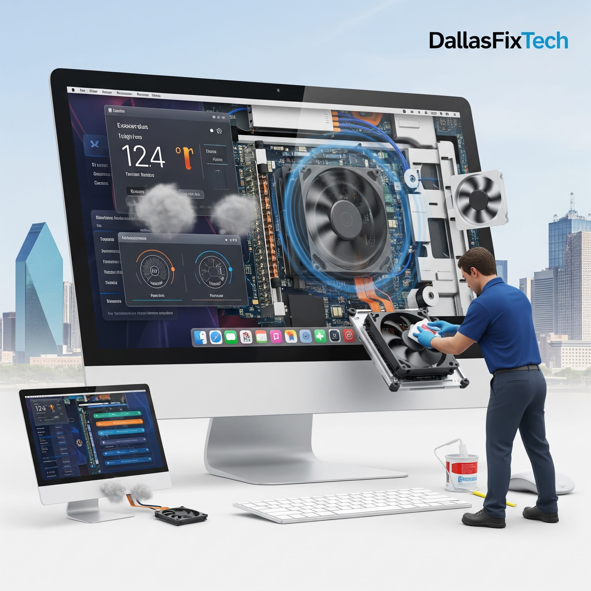 iMac Fan Always Running Loud? DallasFixTech Diagnoses and Fixes It Fast in Dallas, TX