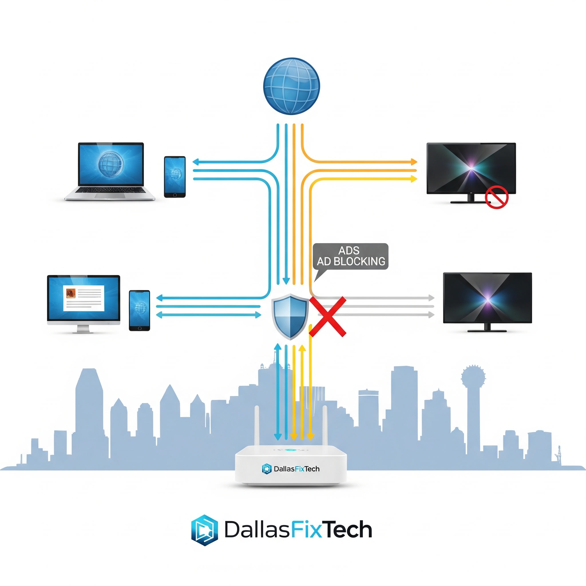 How to Block Ads on Your Entire Home Network – DallasFixTech’s Network-Wide Solutions
