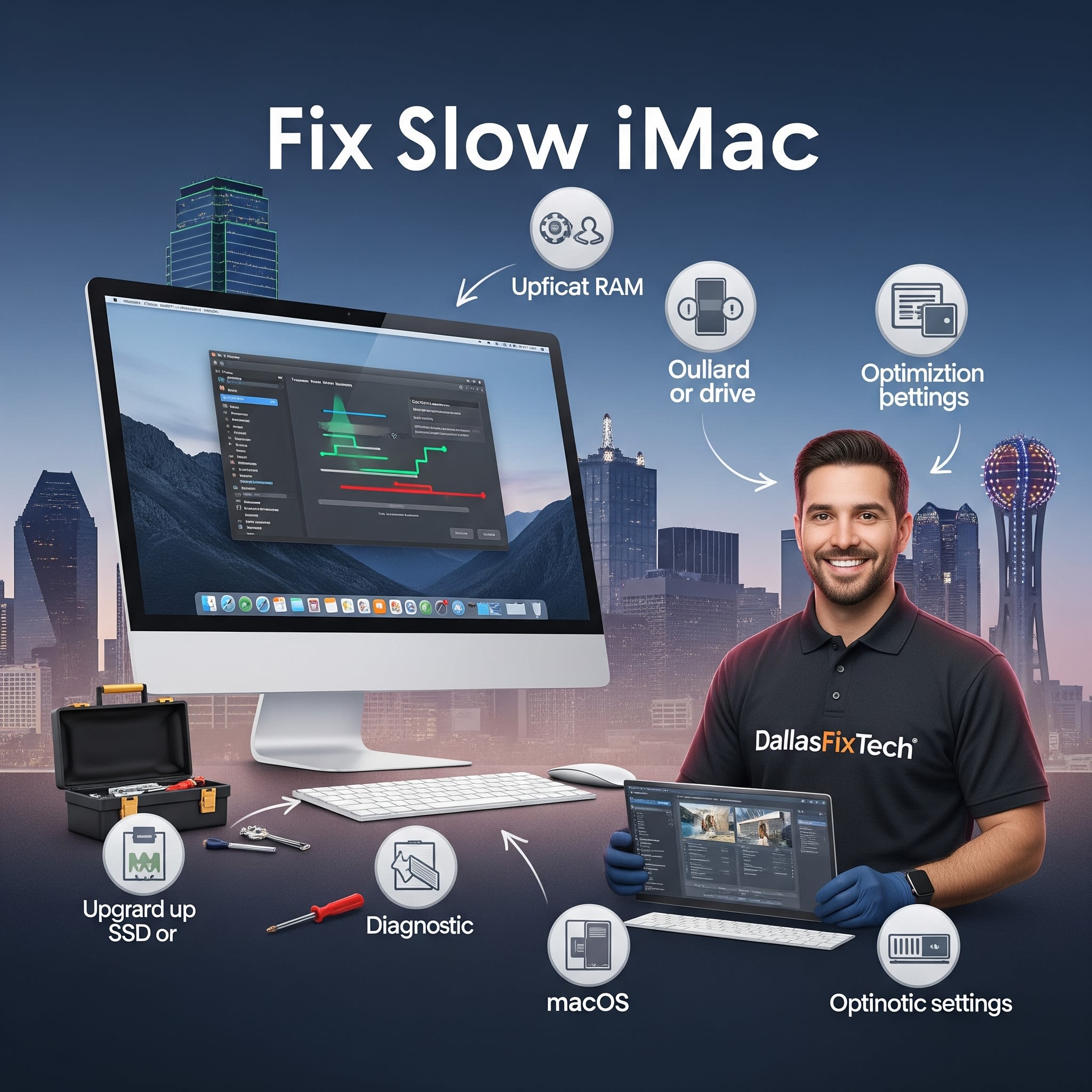 How to Fix a Slow iMac: DallasFixTech Experts Speed Up Your Mac in Dallas, TX