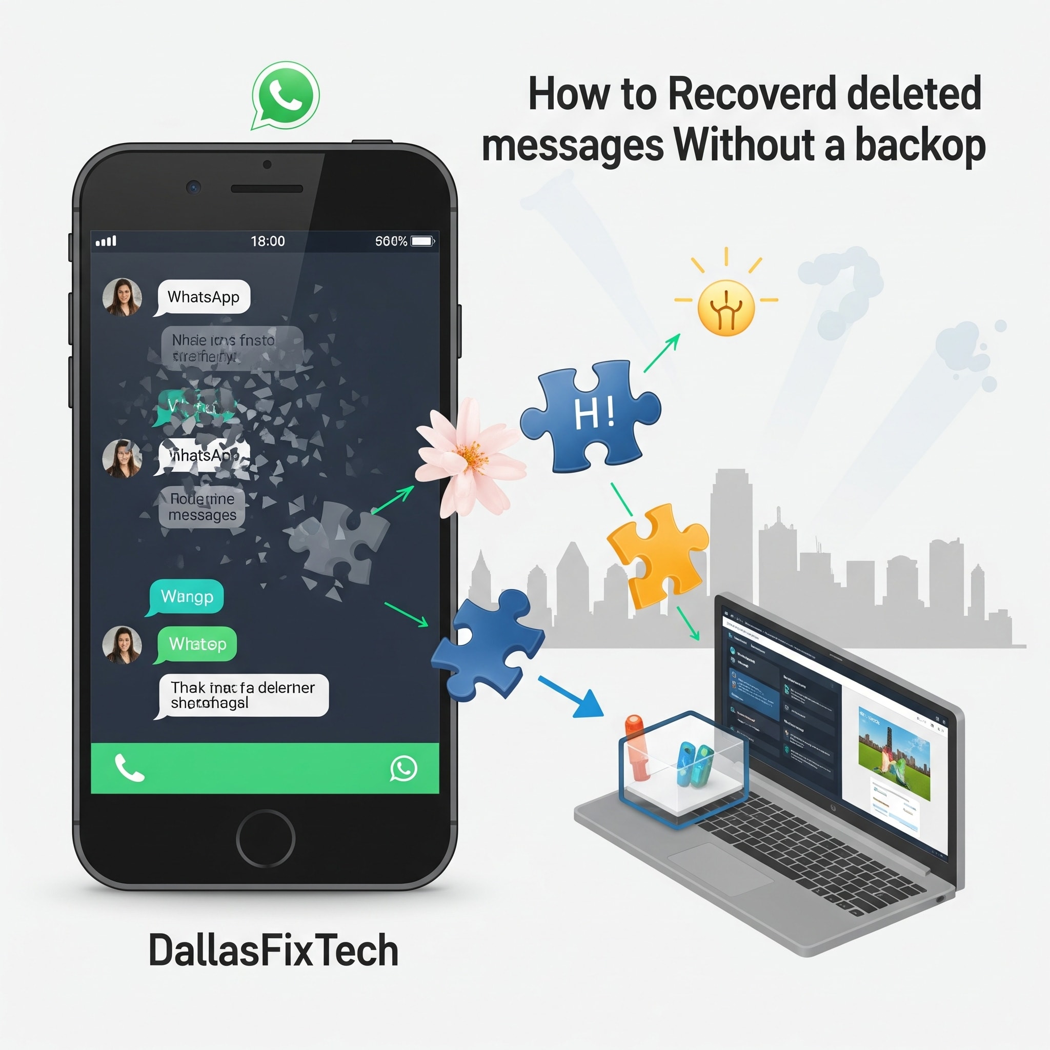 How to Recover Deleted WhatsApp Messages Without Backup: DallasFixTech Data Recovery