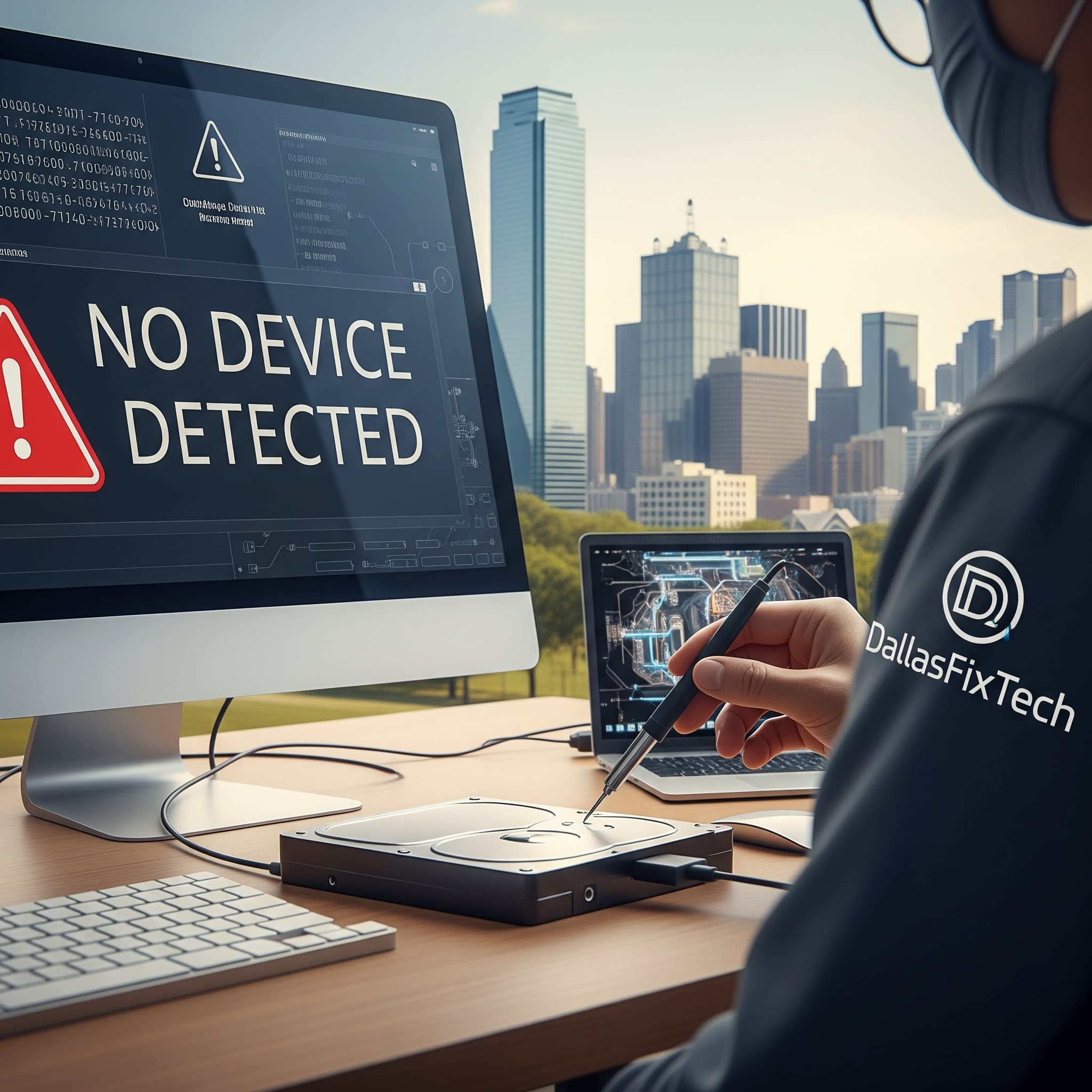 External Hard Drive Not Detected? Expert Data Recovery Solutions by DallasFixTech in Dallas, TX