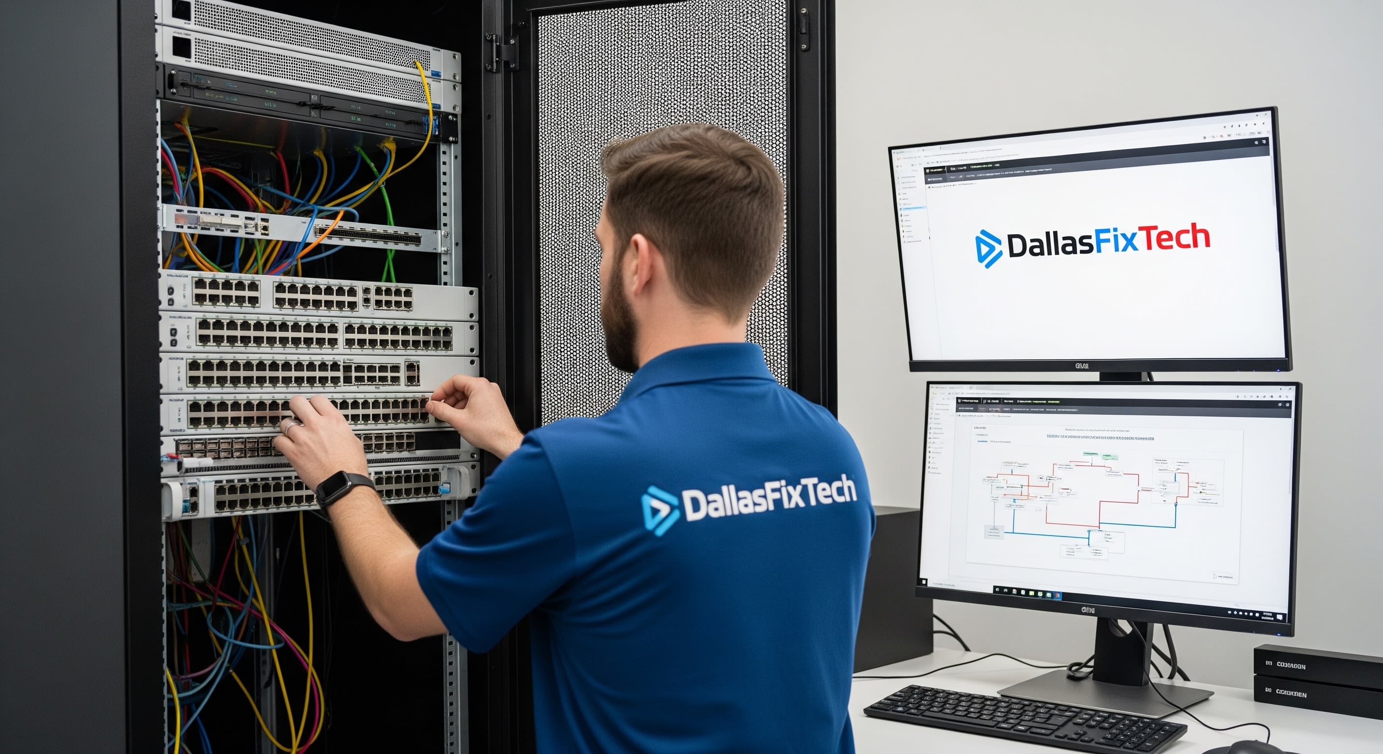 Advanced Managed Switch Installation in Frisco, TX – DallasFixTech
