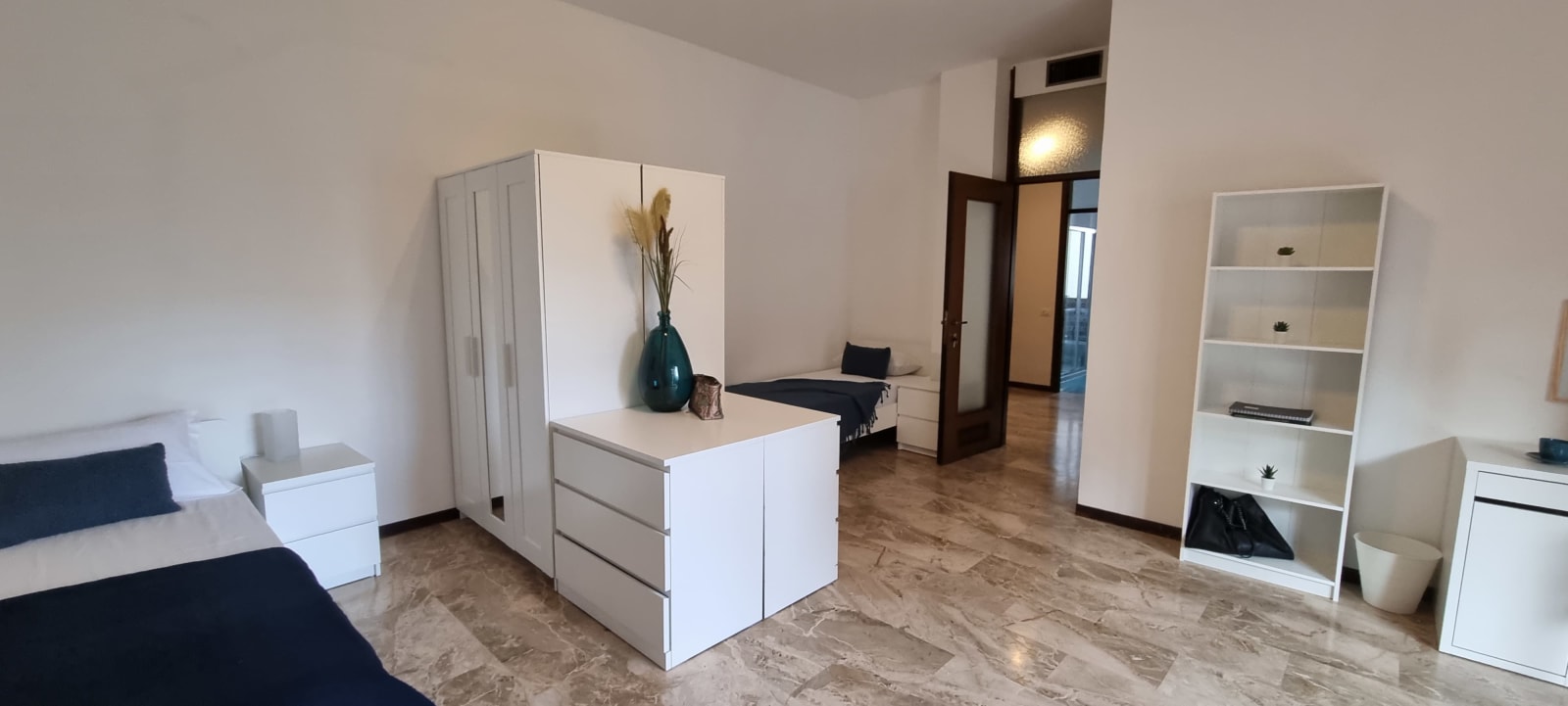 Stanza 17.2 — Posto letto in doppia con balcone condiviso