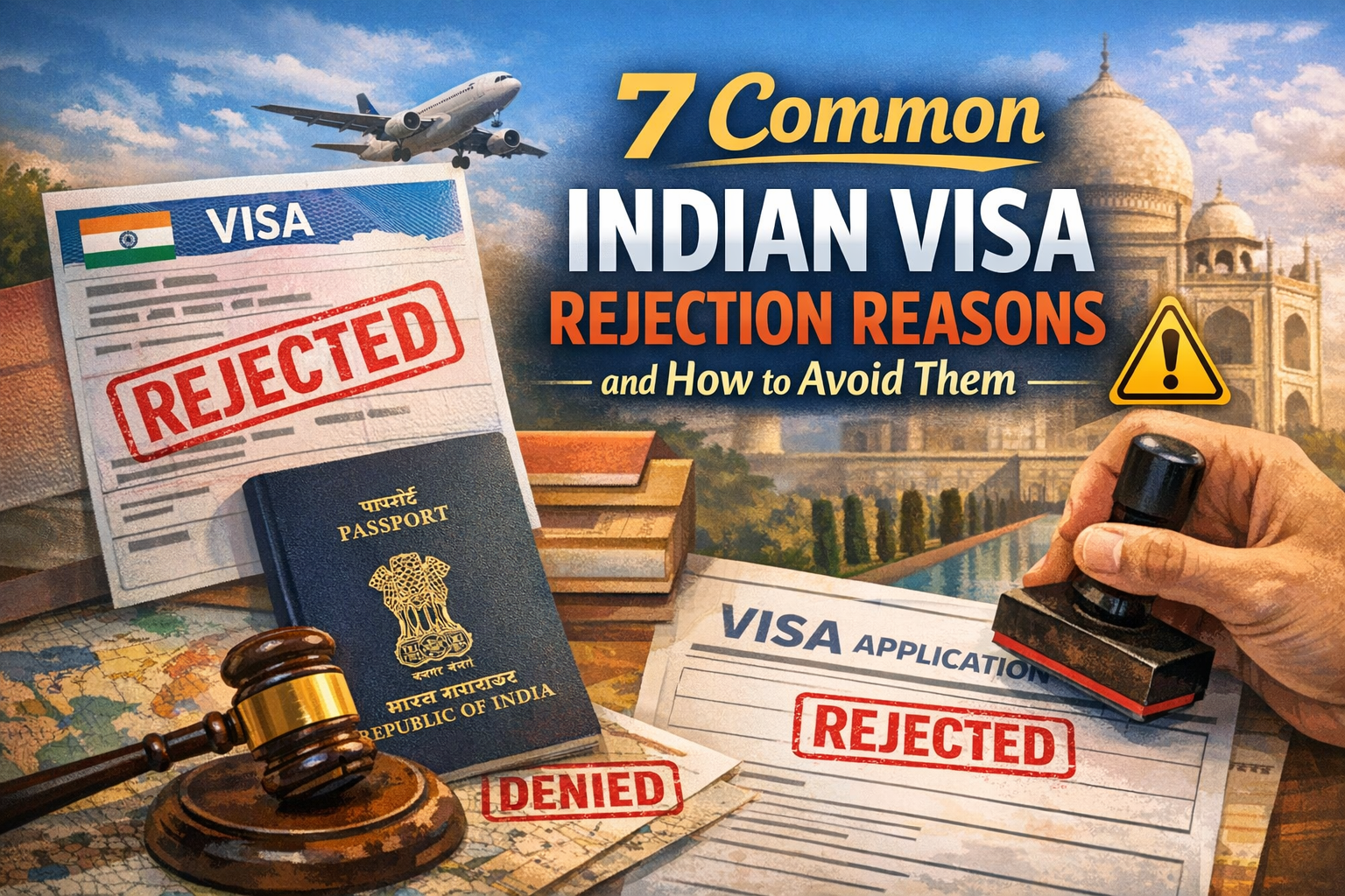 Common Indian Visa Rejection Reasons and How to Avoid Them