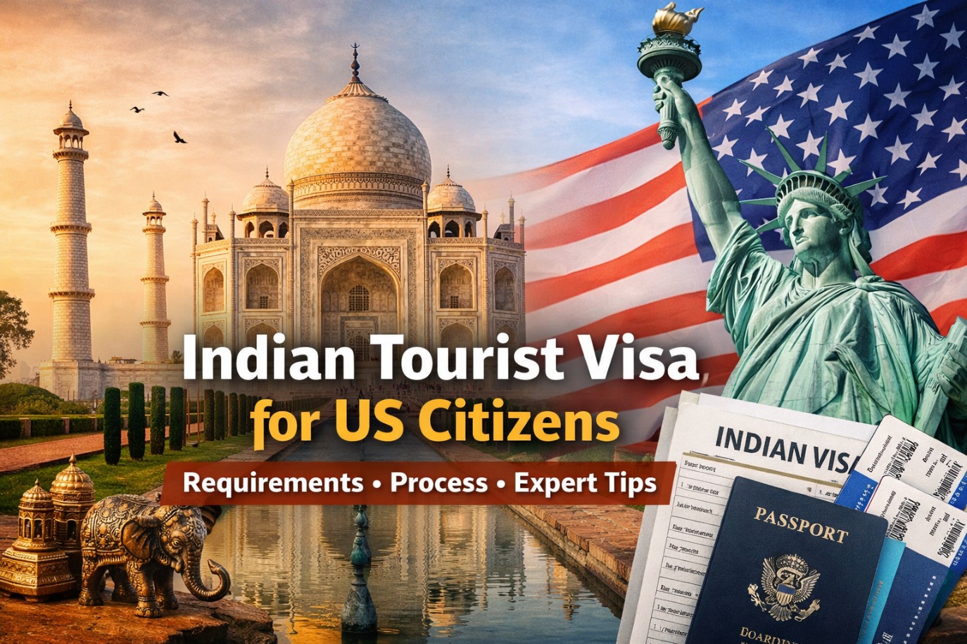 Apply Now for Indian tourist visa for US citizens