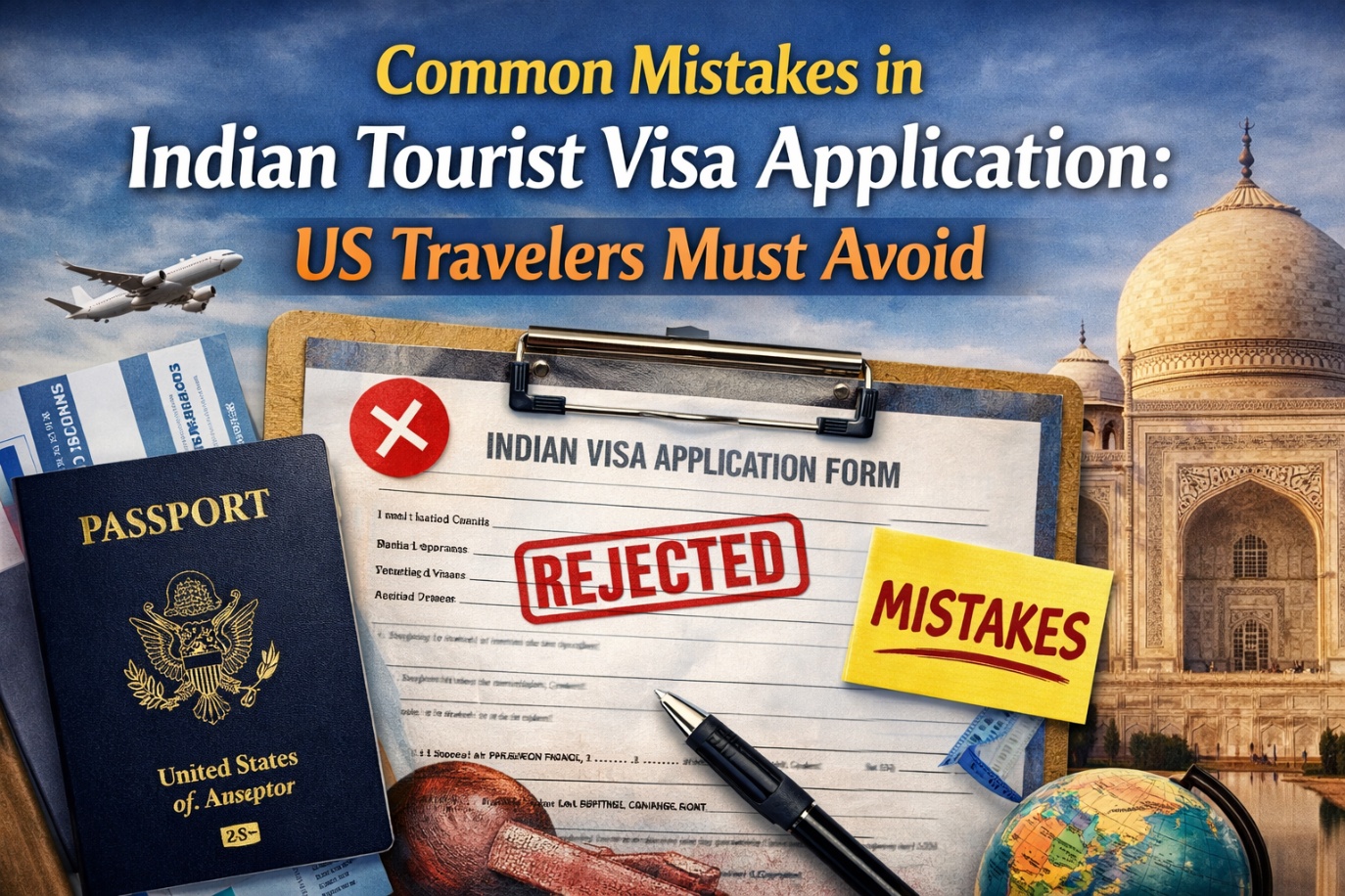 Indian tourist visa application mistakes for US travelers