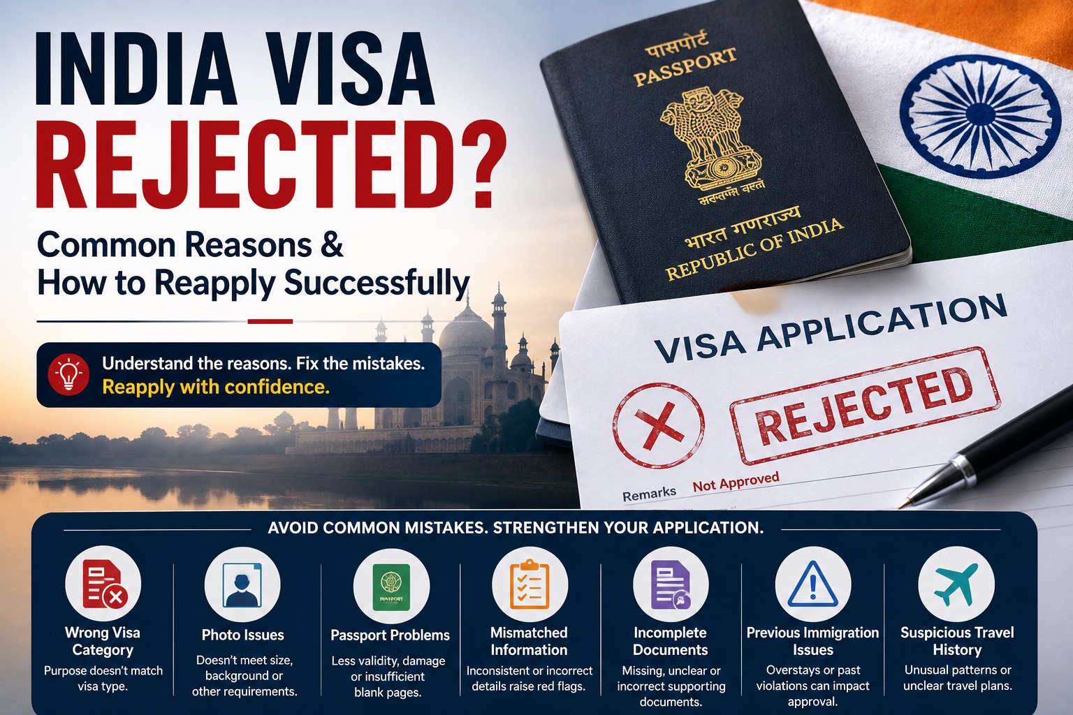 india visa rejected