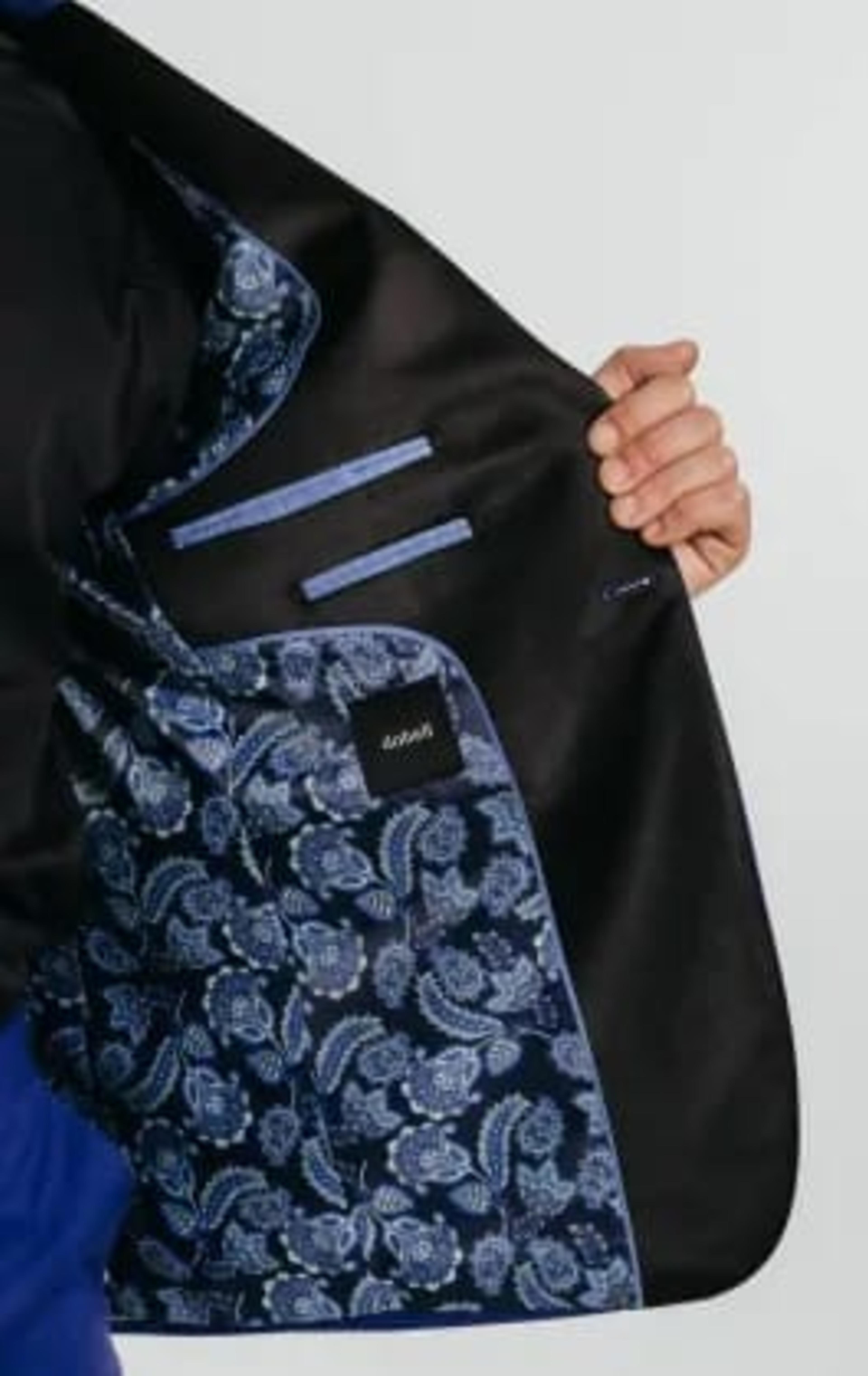 Bright Blue Tuxedo with Peak Lapel thumbnail 7