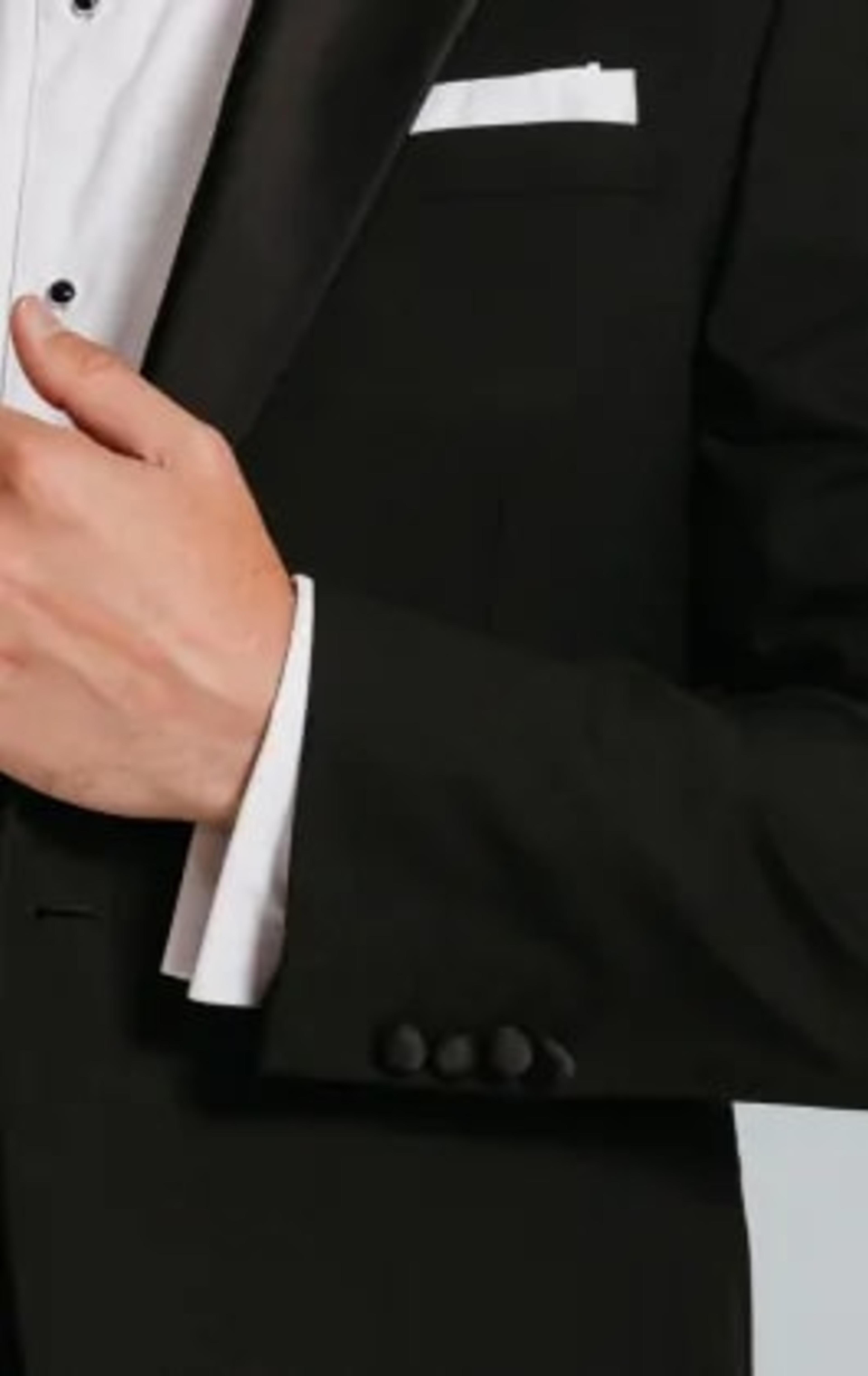 Dobell Black Tuxedo with Notch Lapel thumbnail 5