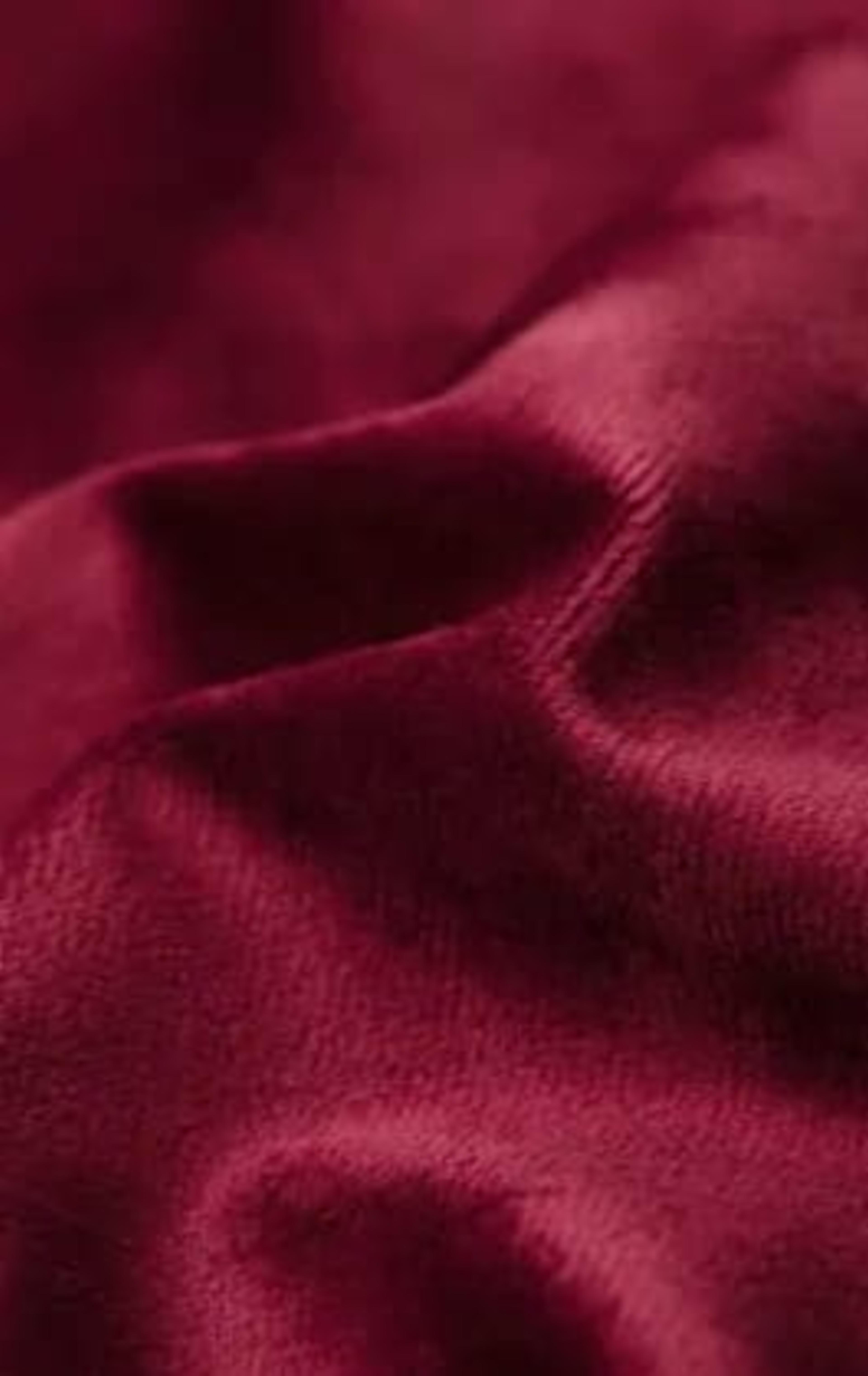 Dobell Burgundy Velvet Tuxedo with Black Trousers thumbnail 9