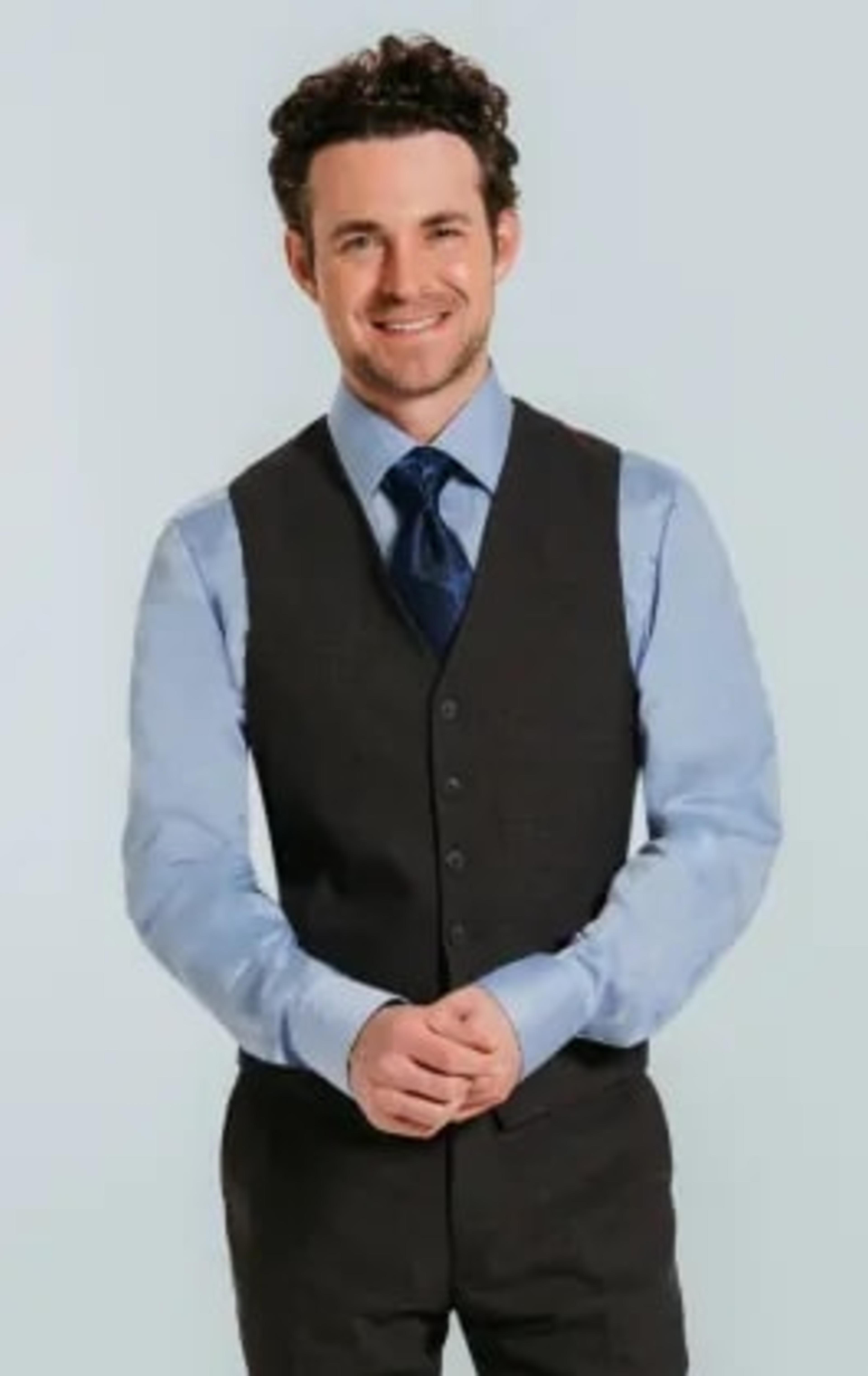 Dobell Charcoal Waistcoat thumbnail 2