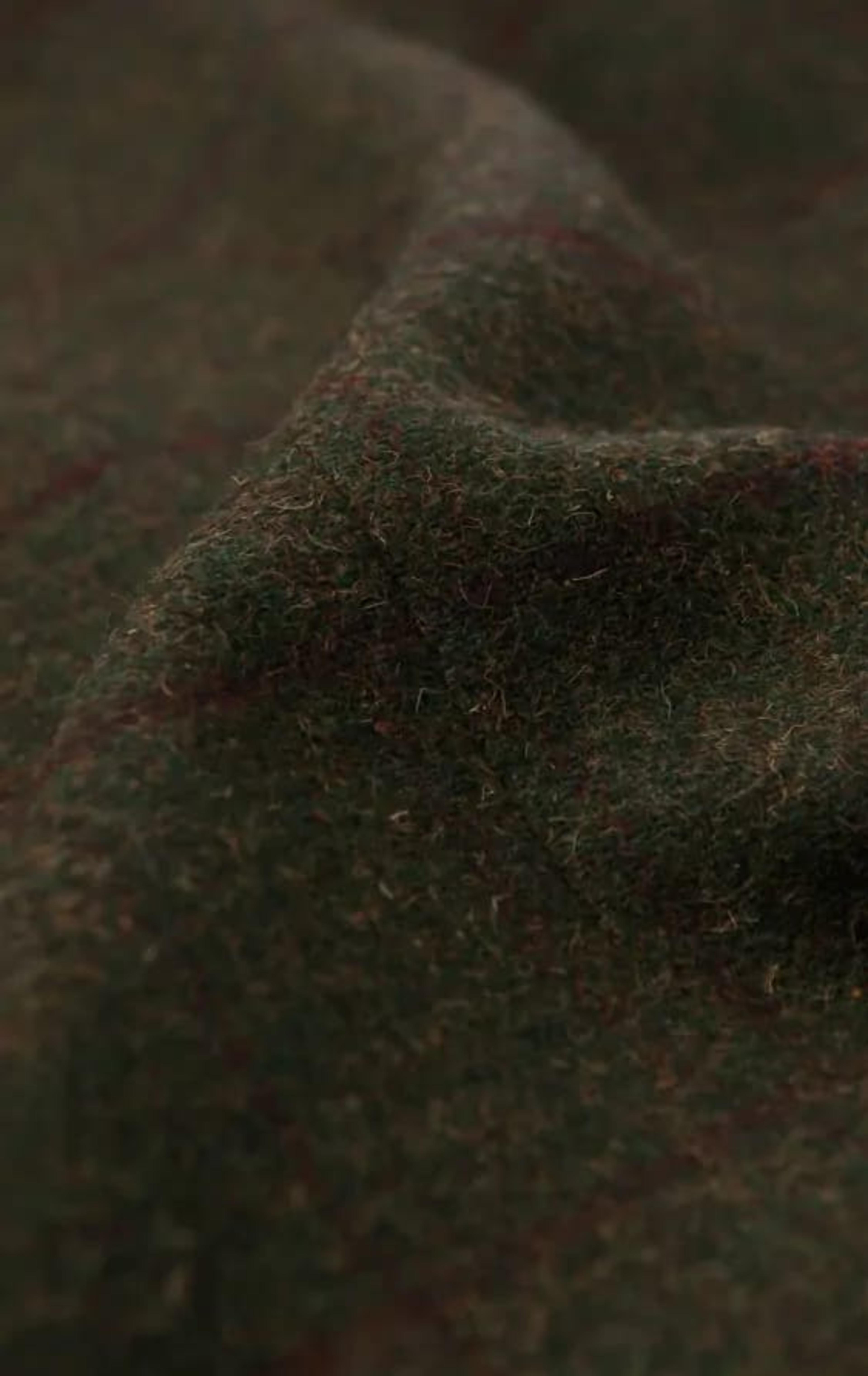 Dobell Double Breasted Green Windowpane Check Tweed Jacket thumbnail 9