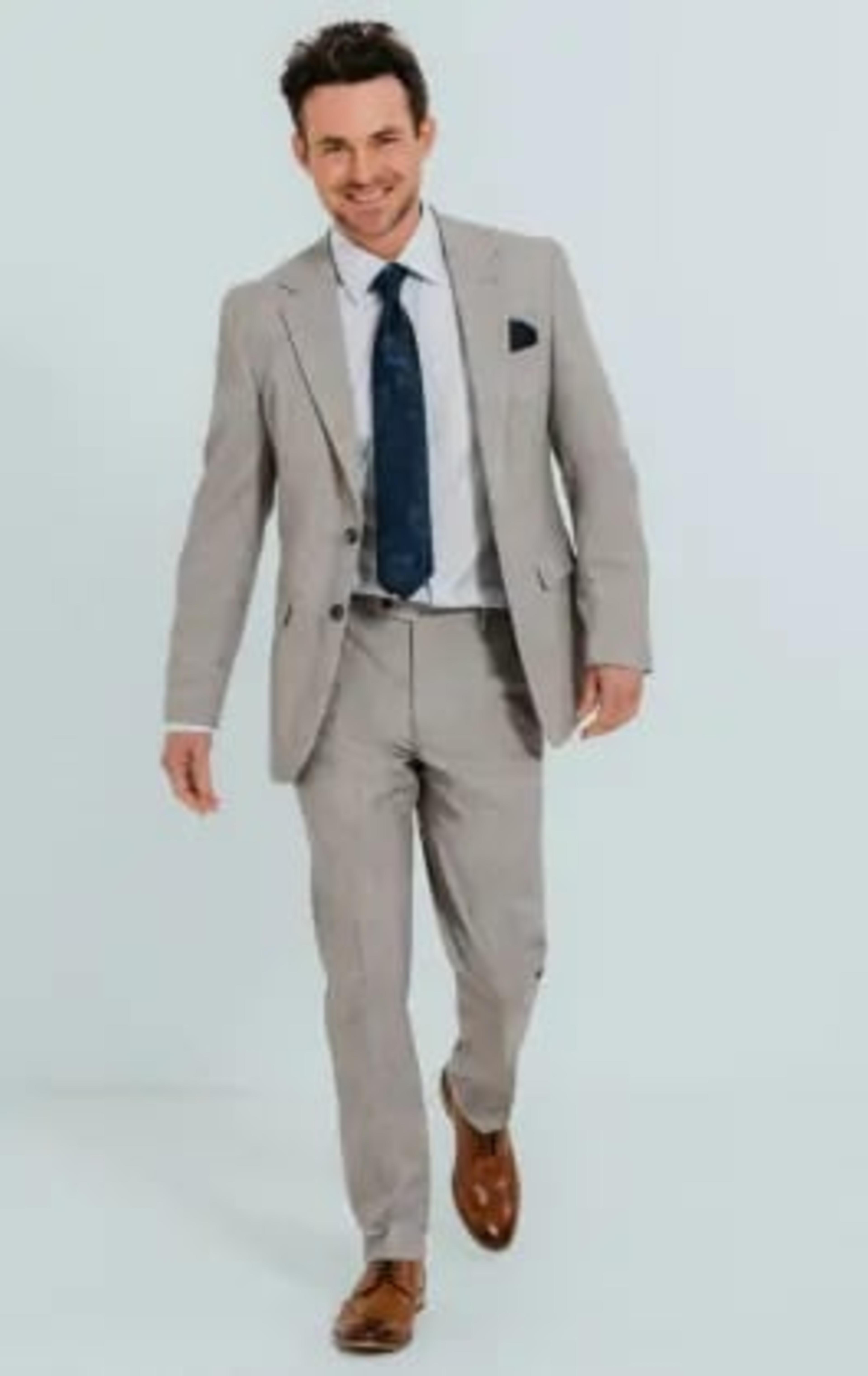 Dobell Grey Flannel Suit thumbnail 3