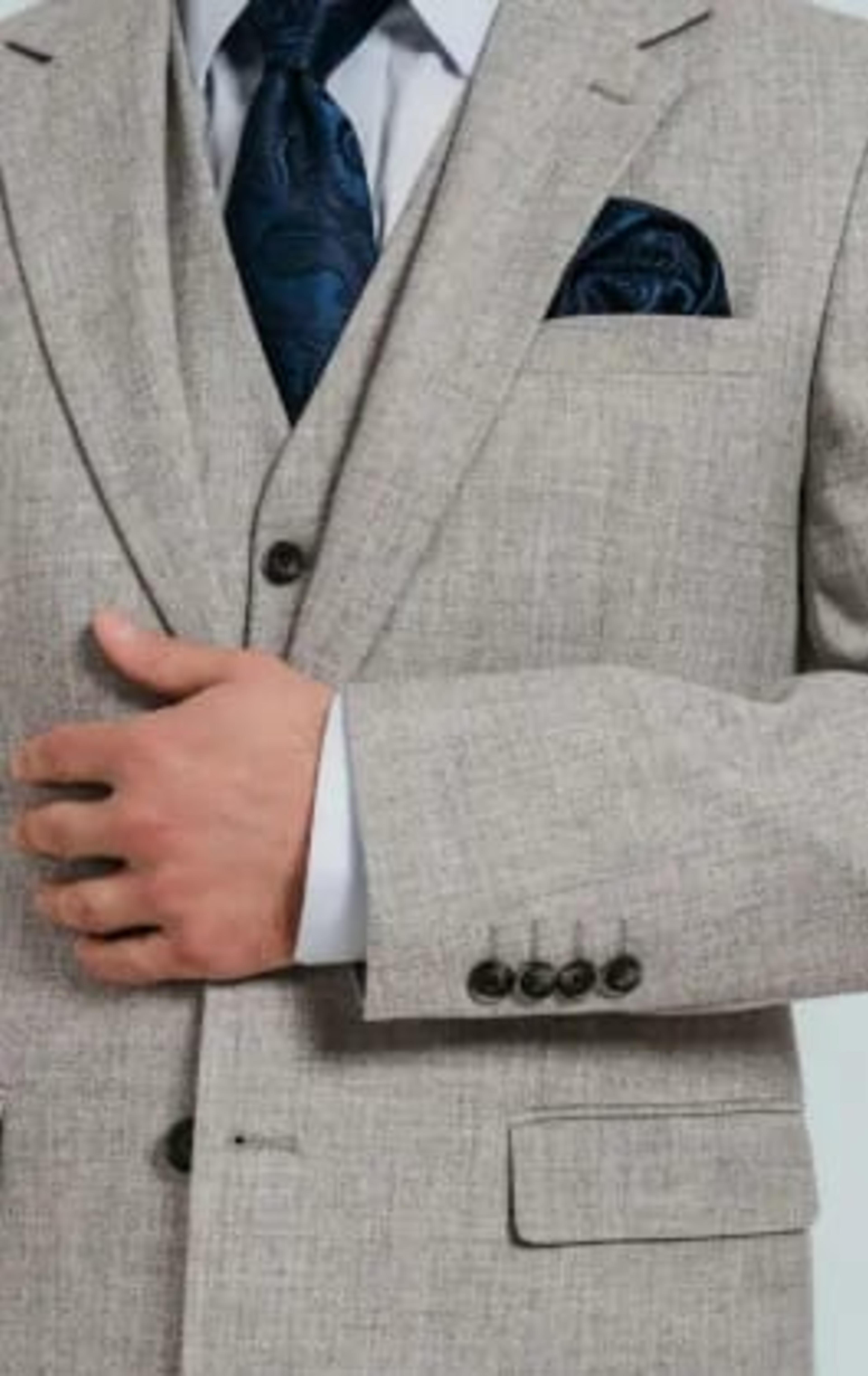 Dobell Grey Flannel Suit thumbnail 4