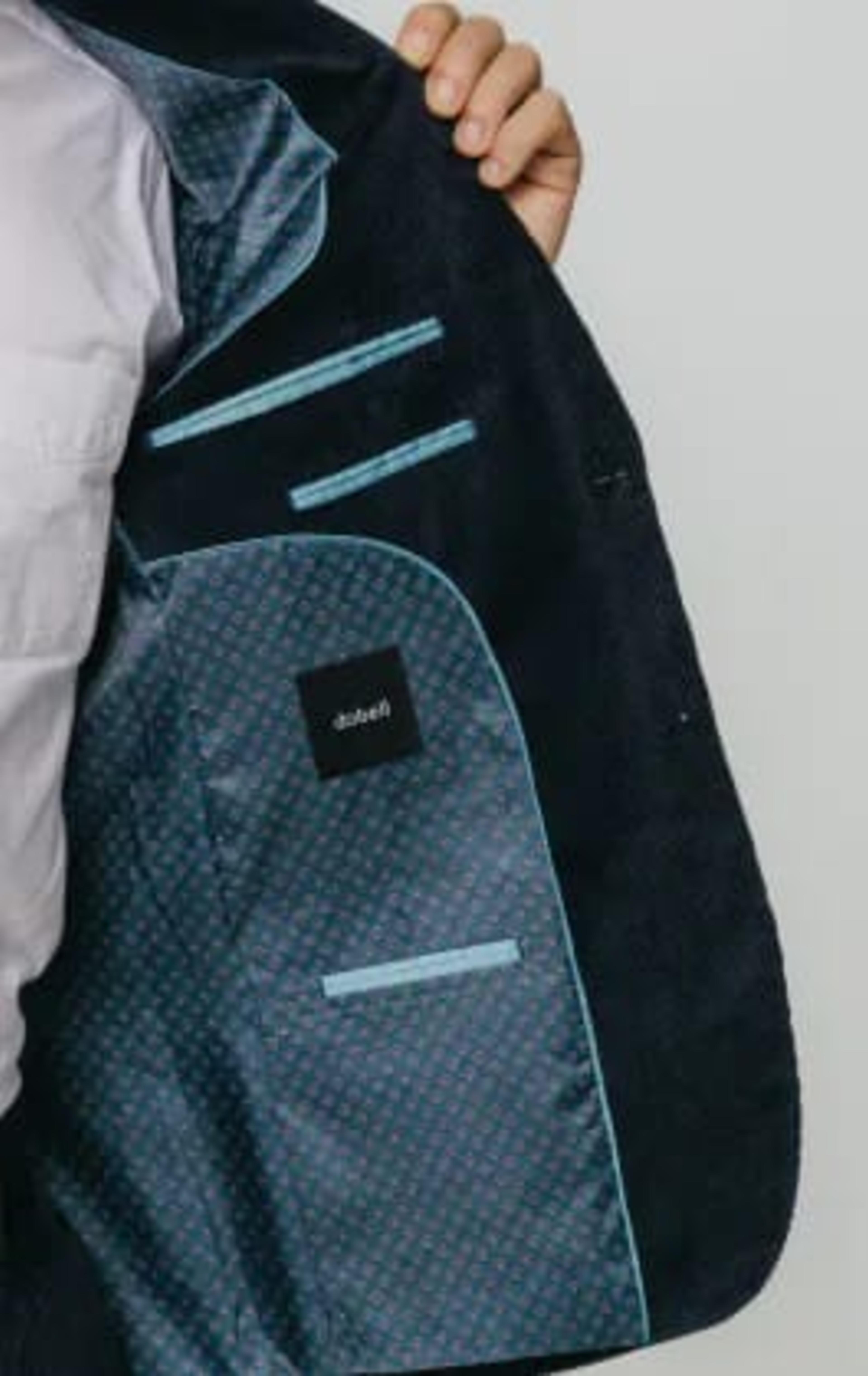 Dobell Navy Corduroy Suit thumbnail 6