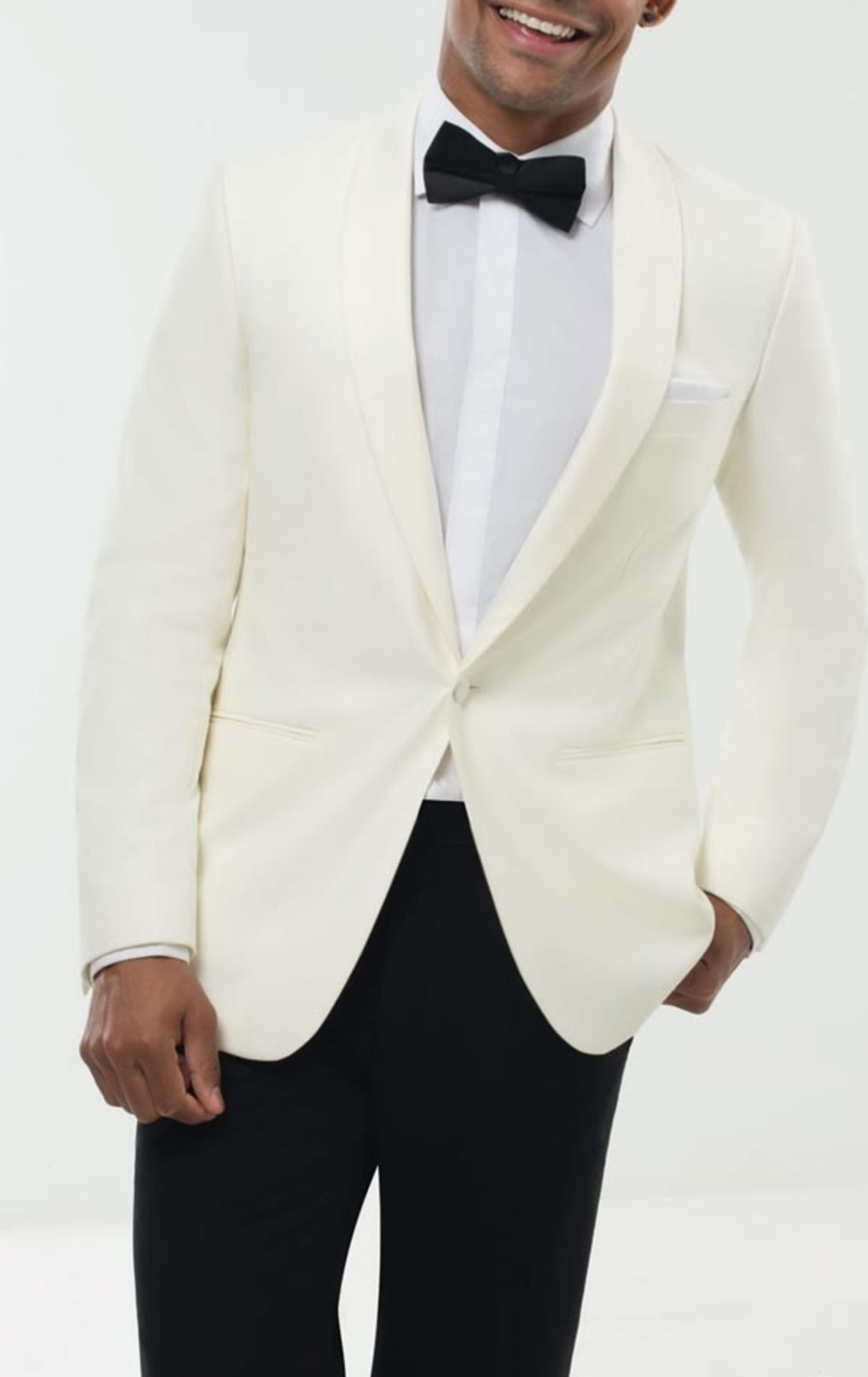 Dobell White Shawl Lapel Tuxedo primary image
