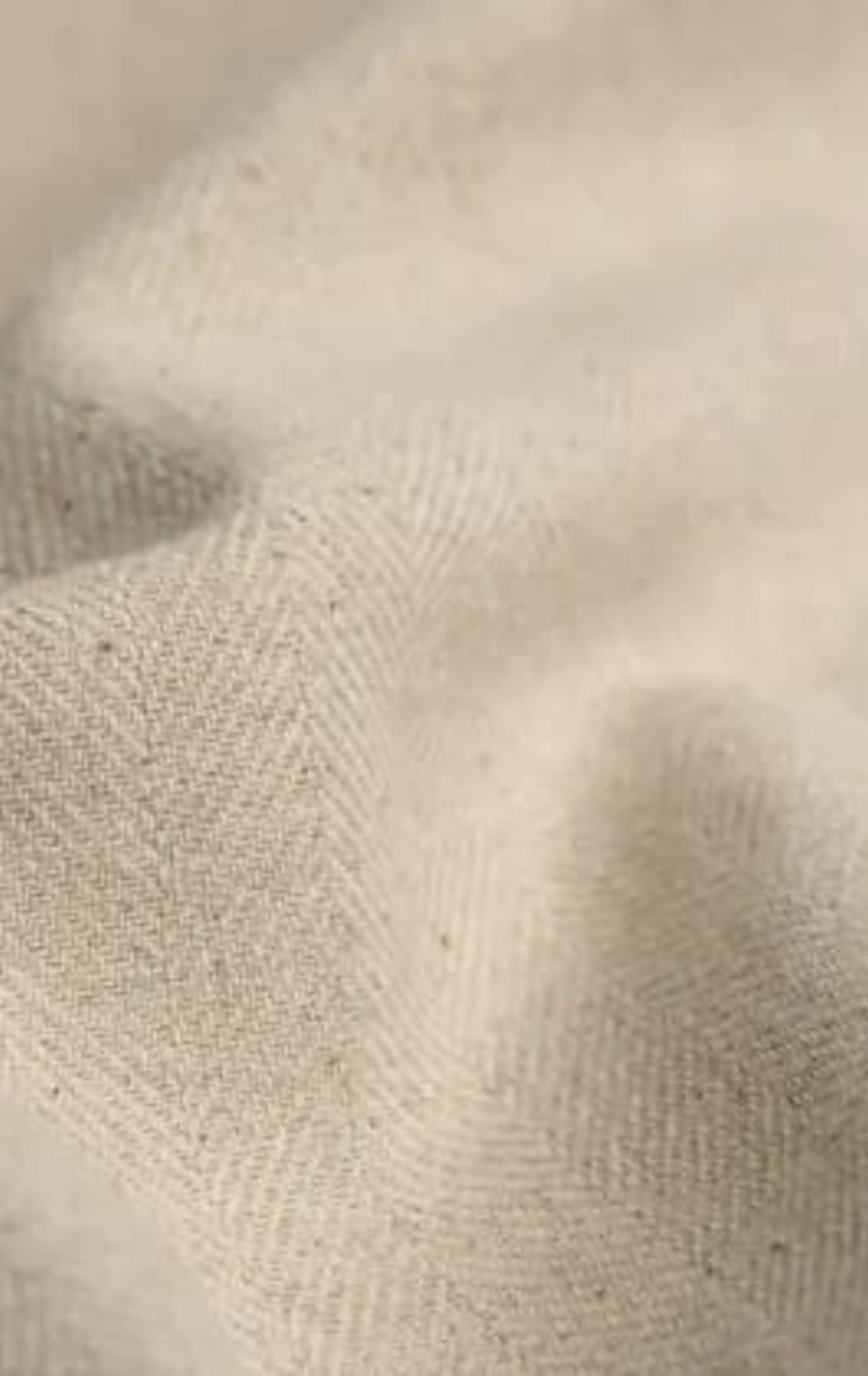 Oatmeal Linen Herringbone Safari Jacket thumbnail 8