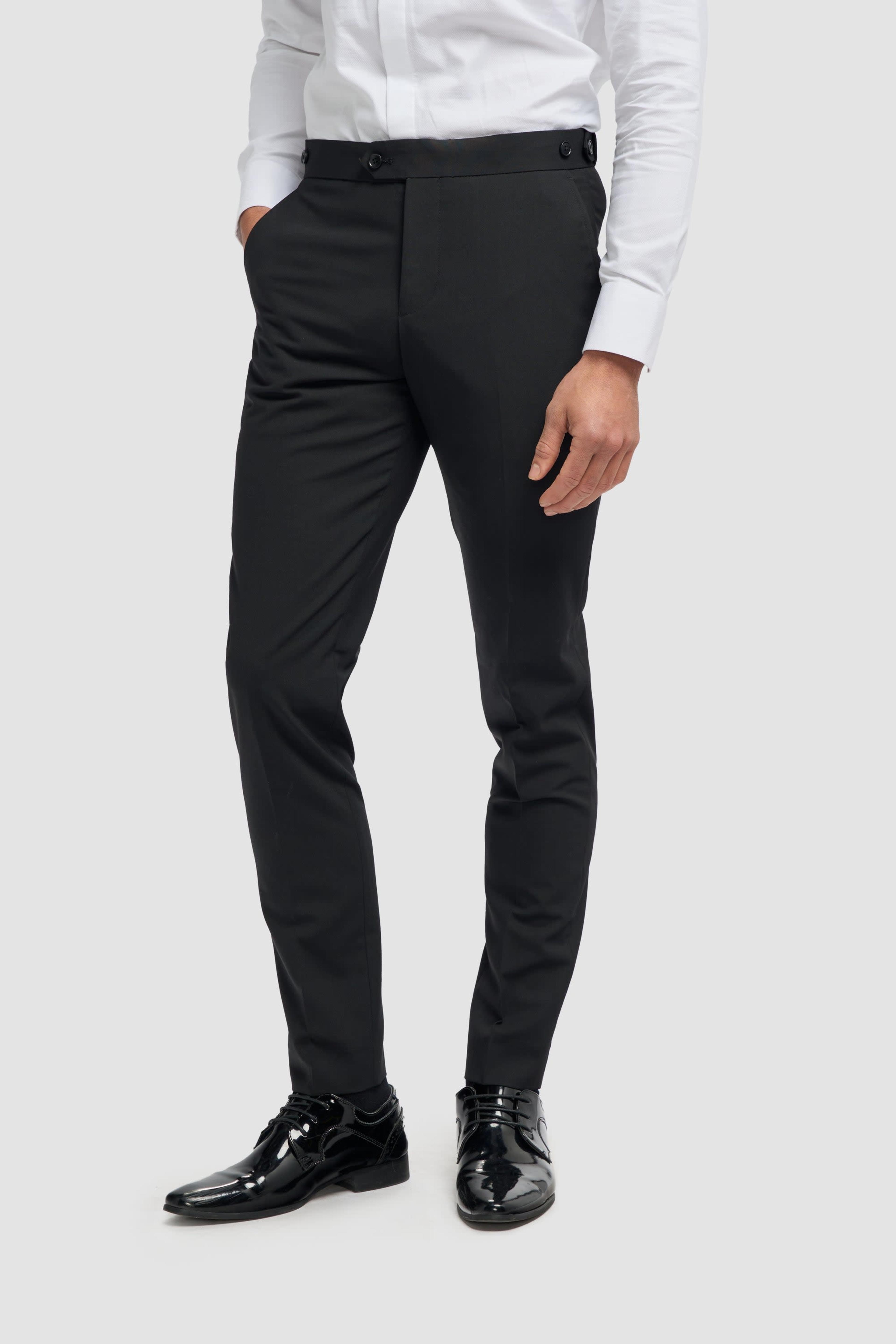 Aspen Black Trouser Without Tape primary image