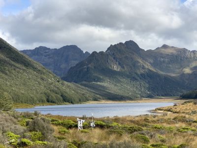Lake Orbell and weather station