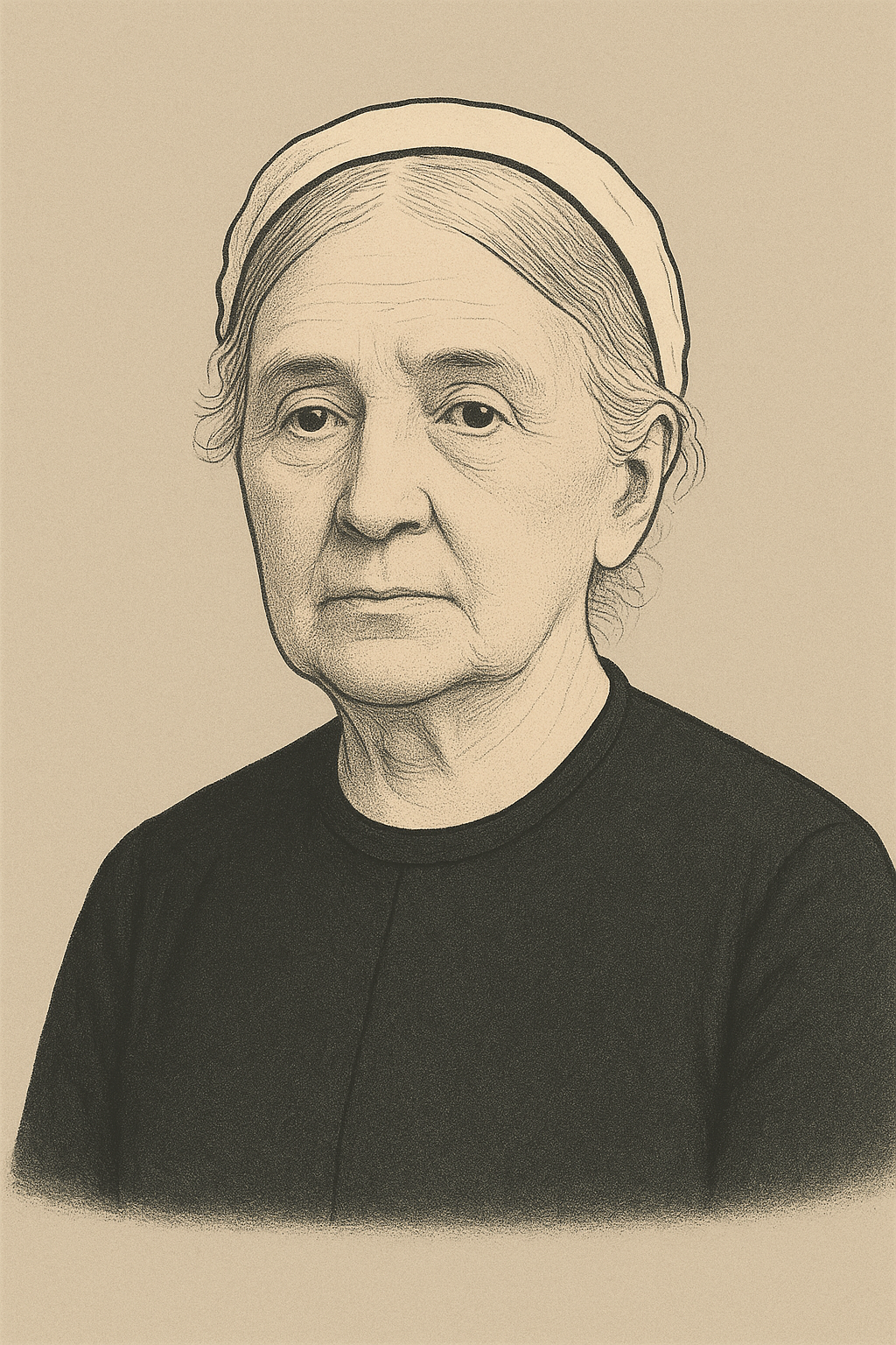 AI-generated portrait of Hetty Green
