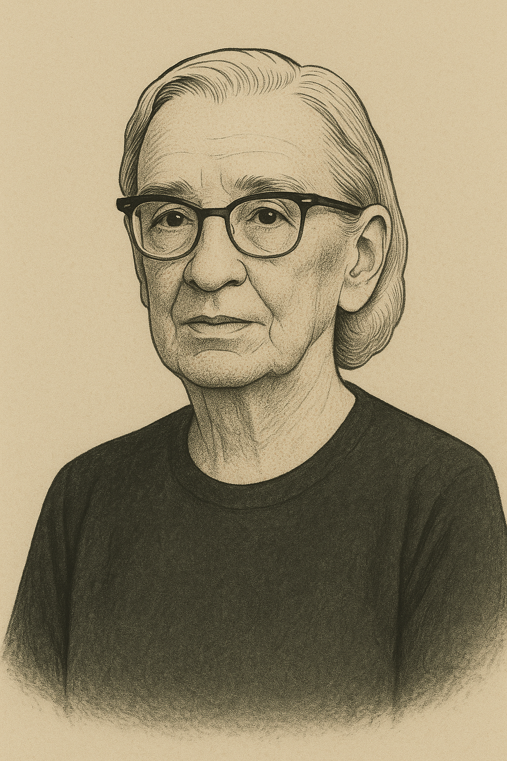 AI-generated portrait of Grace Hopper
