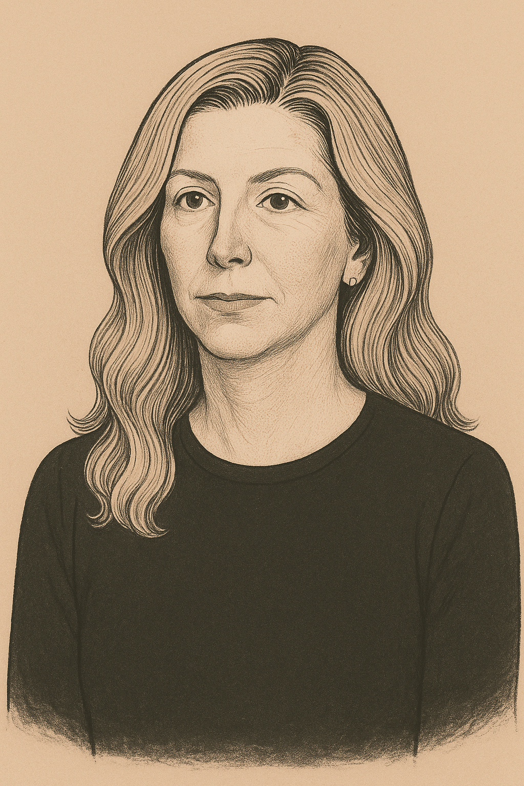 AI-generated portrait of Sara Blakely