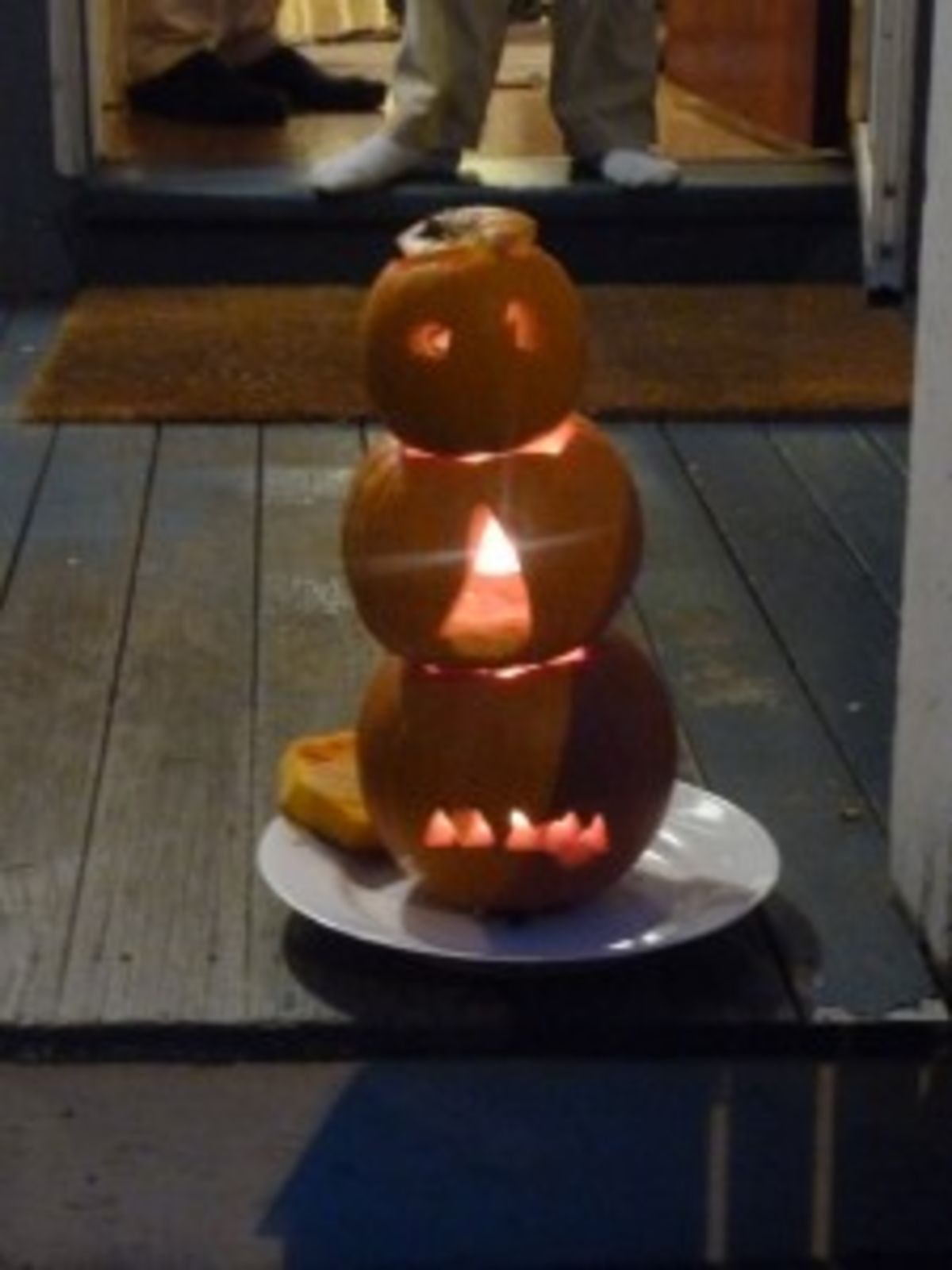 Mohan's Pumpkin Face Stack