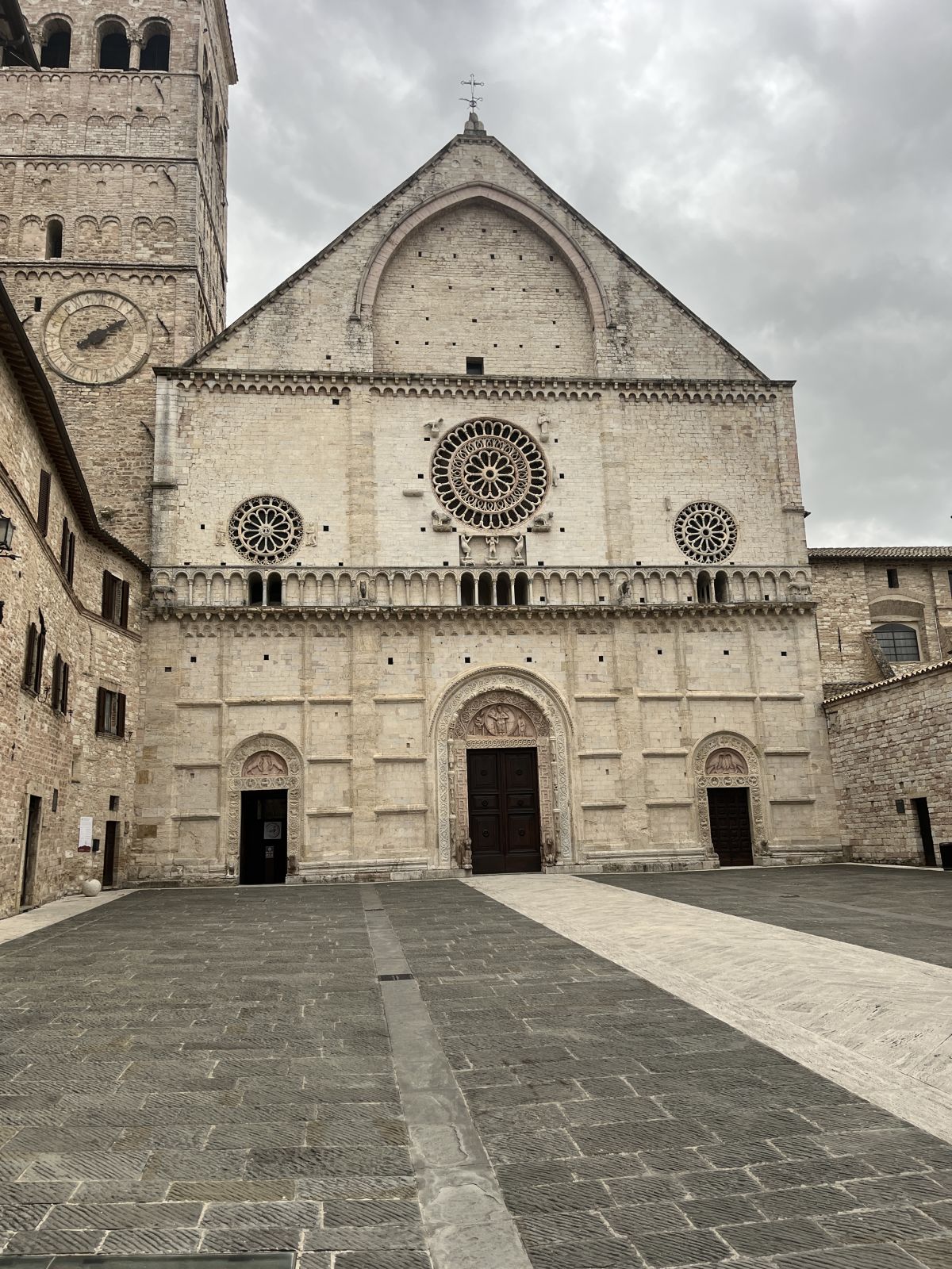 Assisi Cathedral, the church that Saint Francis' family actually attended, not used in the film