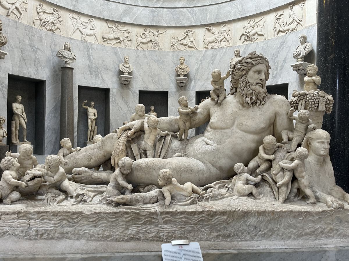 Nile River God c. 2nd - 3rd century CE. Vatican Musuem.