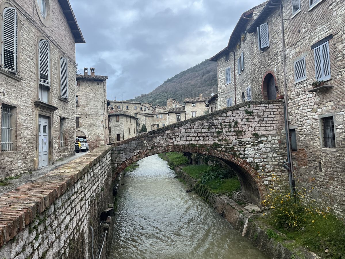 Bridge in the medieval city of Gubbio
