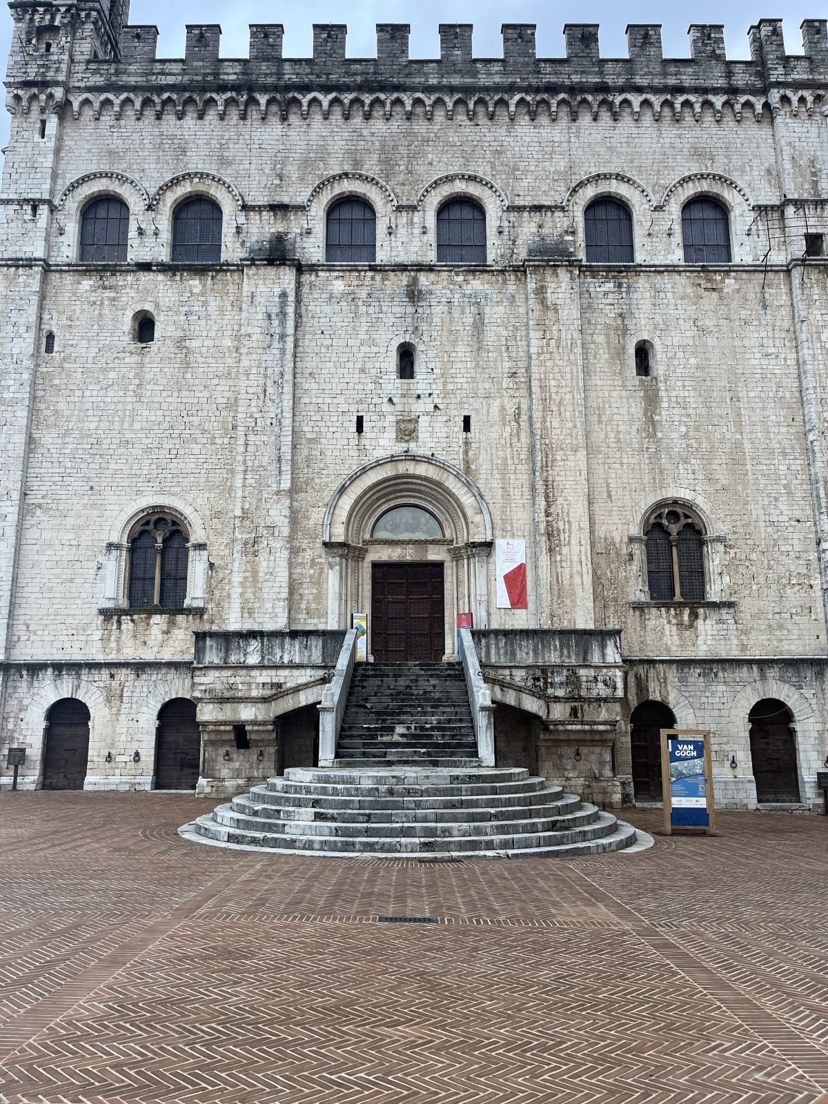 PIazza dei Consili, purportedly the location for the "conversion scene" but definitely not. 