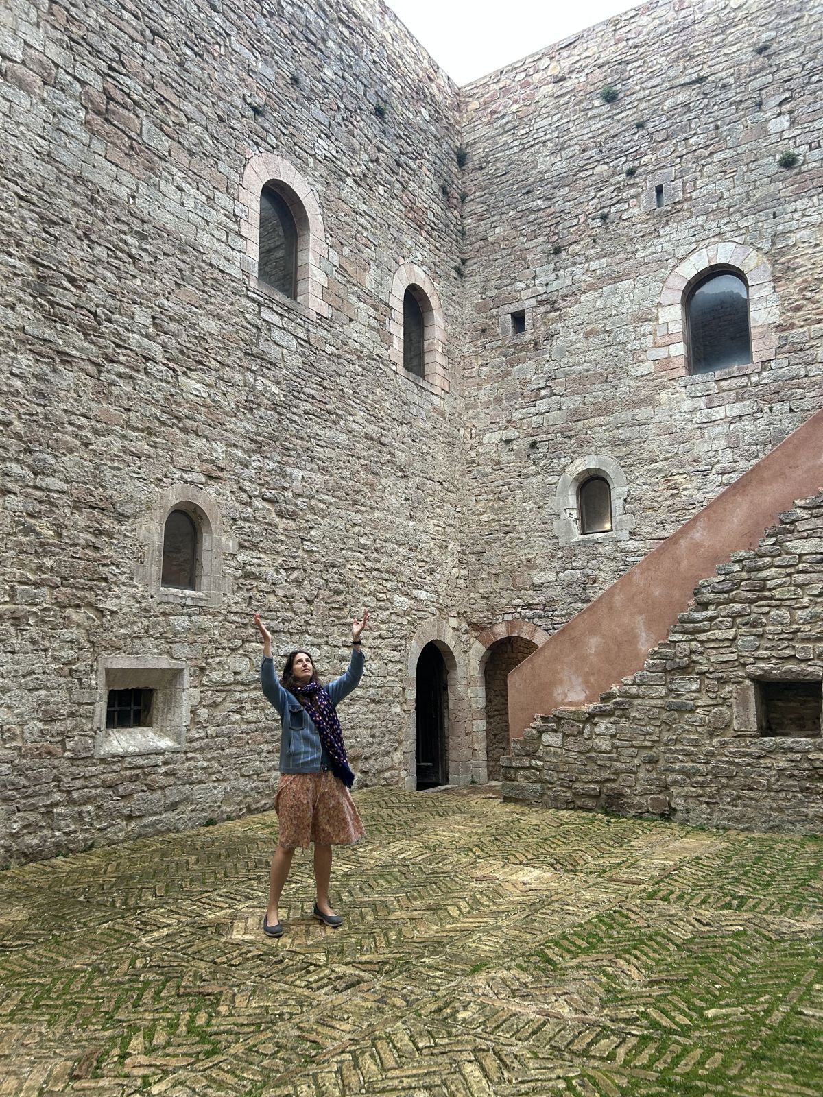 Courtyard at Rocca Maggiore