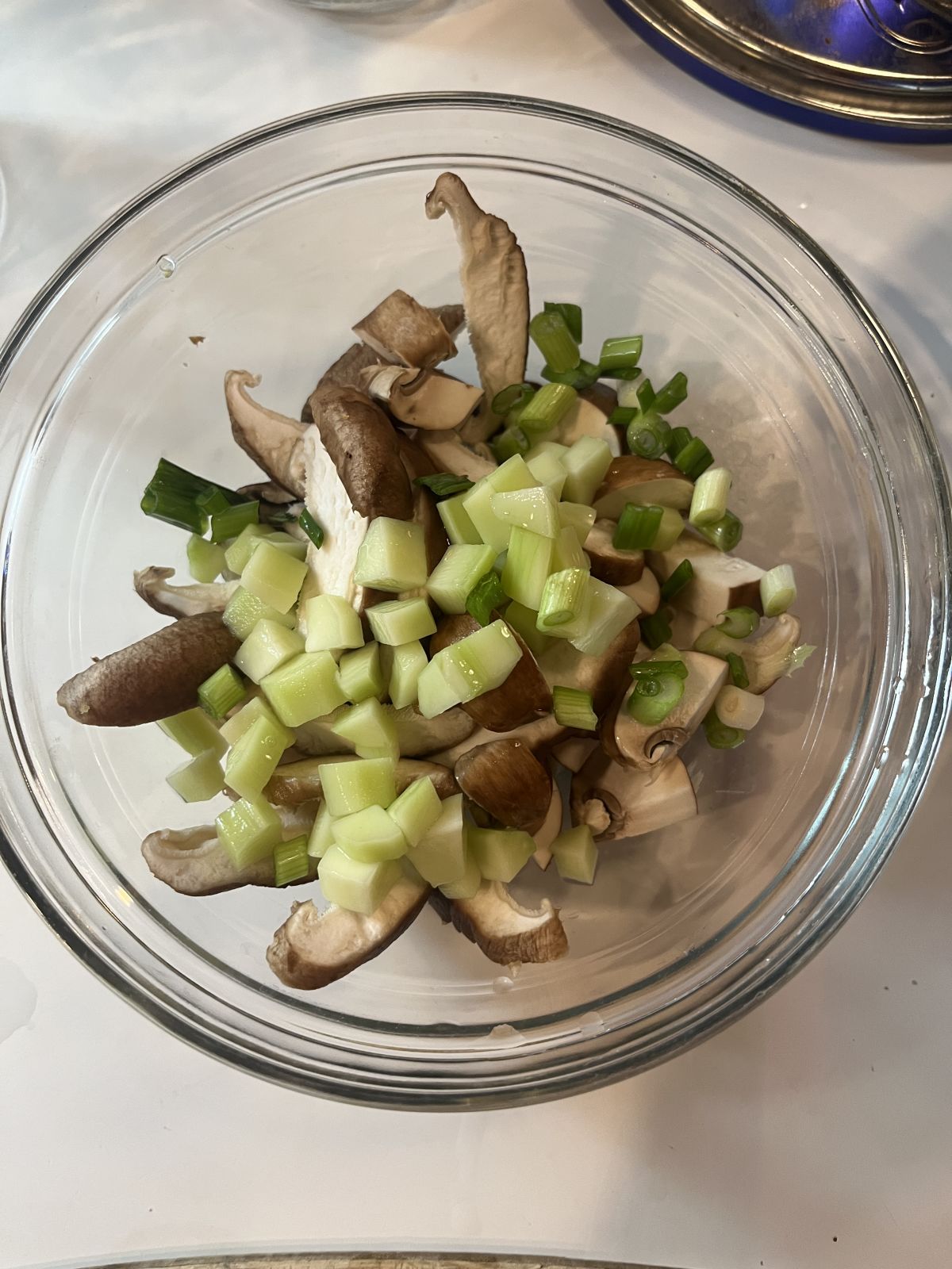 raw ingredients for soup