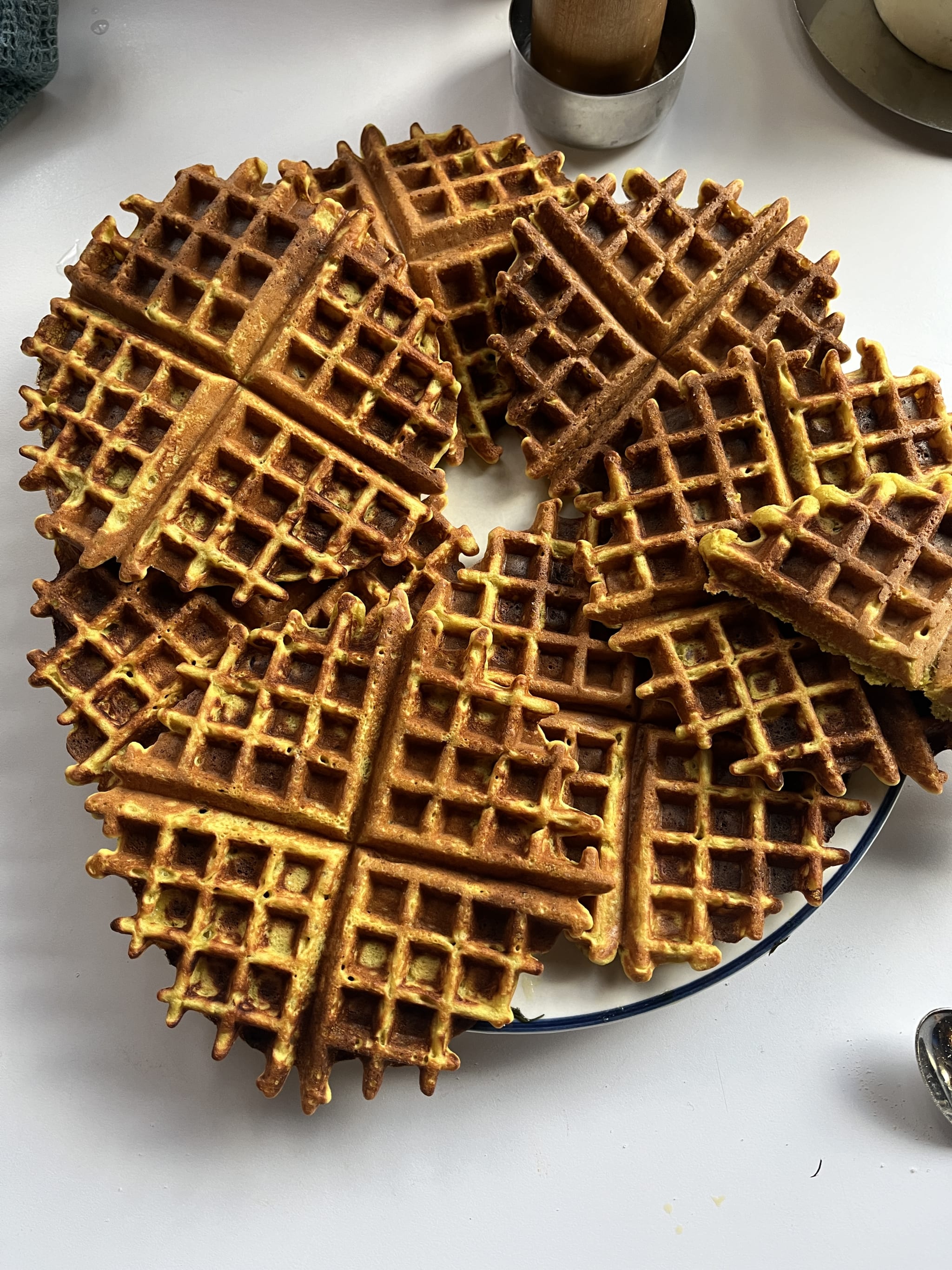 Eggless Waffles