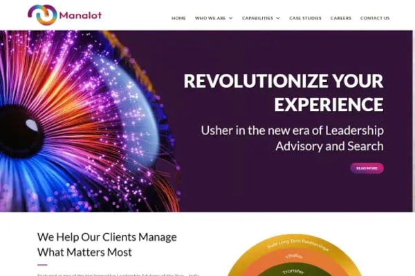 Manalot website designed by Nexgeno