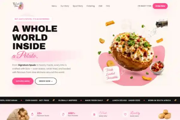 The Couch Potato website designed by Nexgeno
