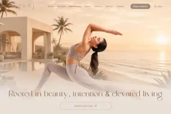 Divinely Lifestyle website designed by Nexgeno
