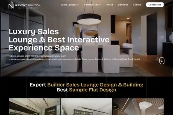 NI Solutions website designed by Nexgeno