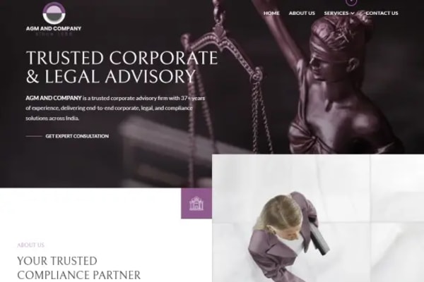 AGM And Company website designed by Nexgeno