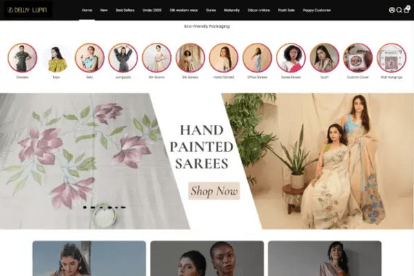 Dewy Lupin website designed by Nexgeno