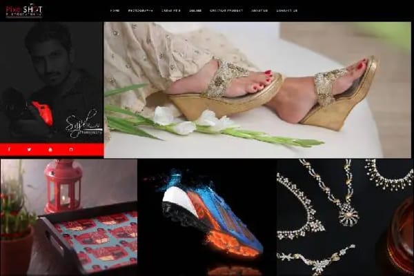 Pixel Shot website designed by Nexgeno