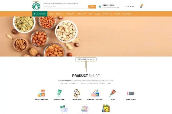 Kakunje website designed by Nexgeno
